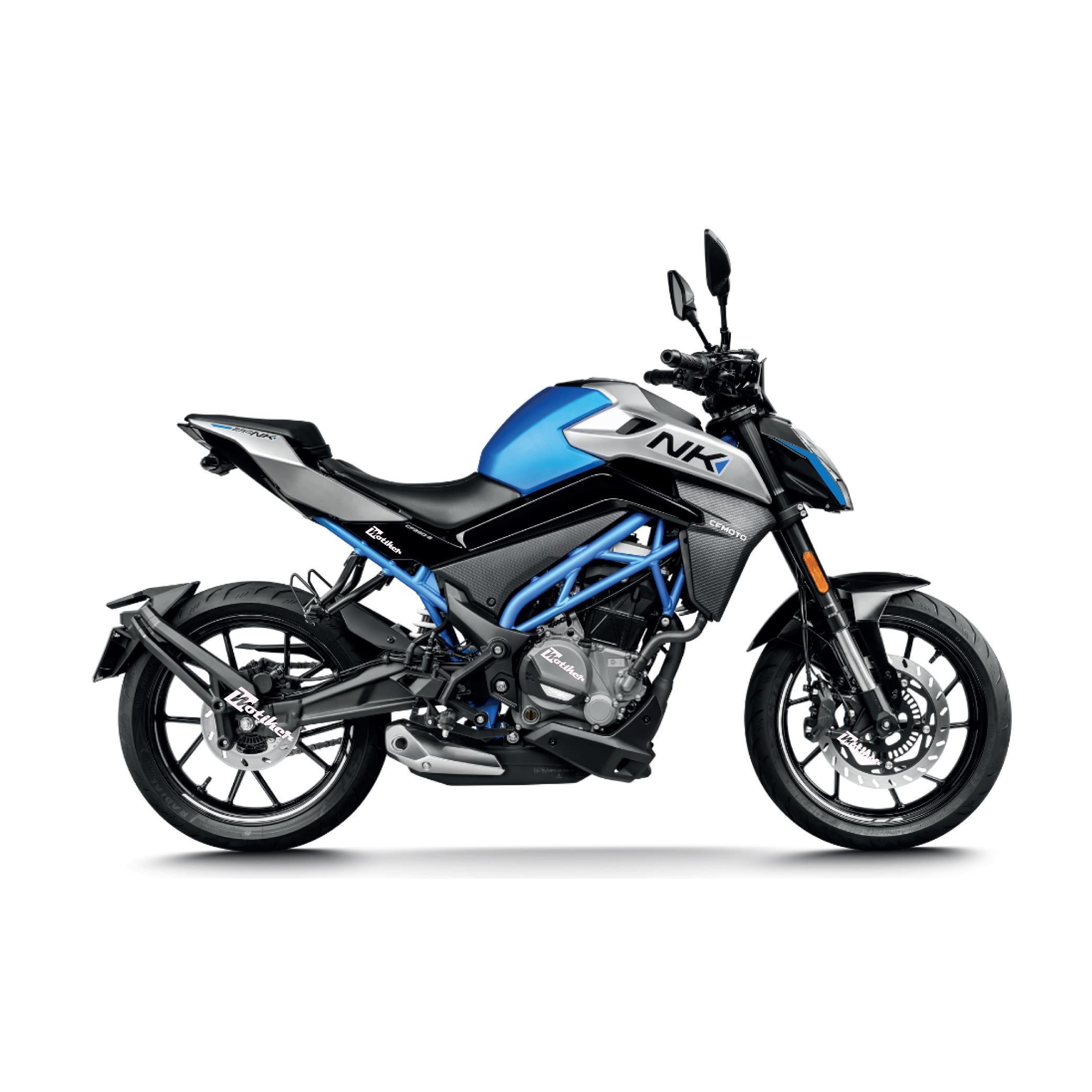 250 NKCF MOTO NK250 2018-2024 Ön Far Yanı Sticker Mavi