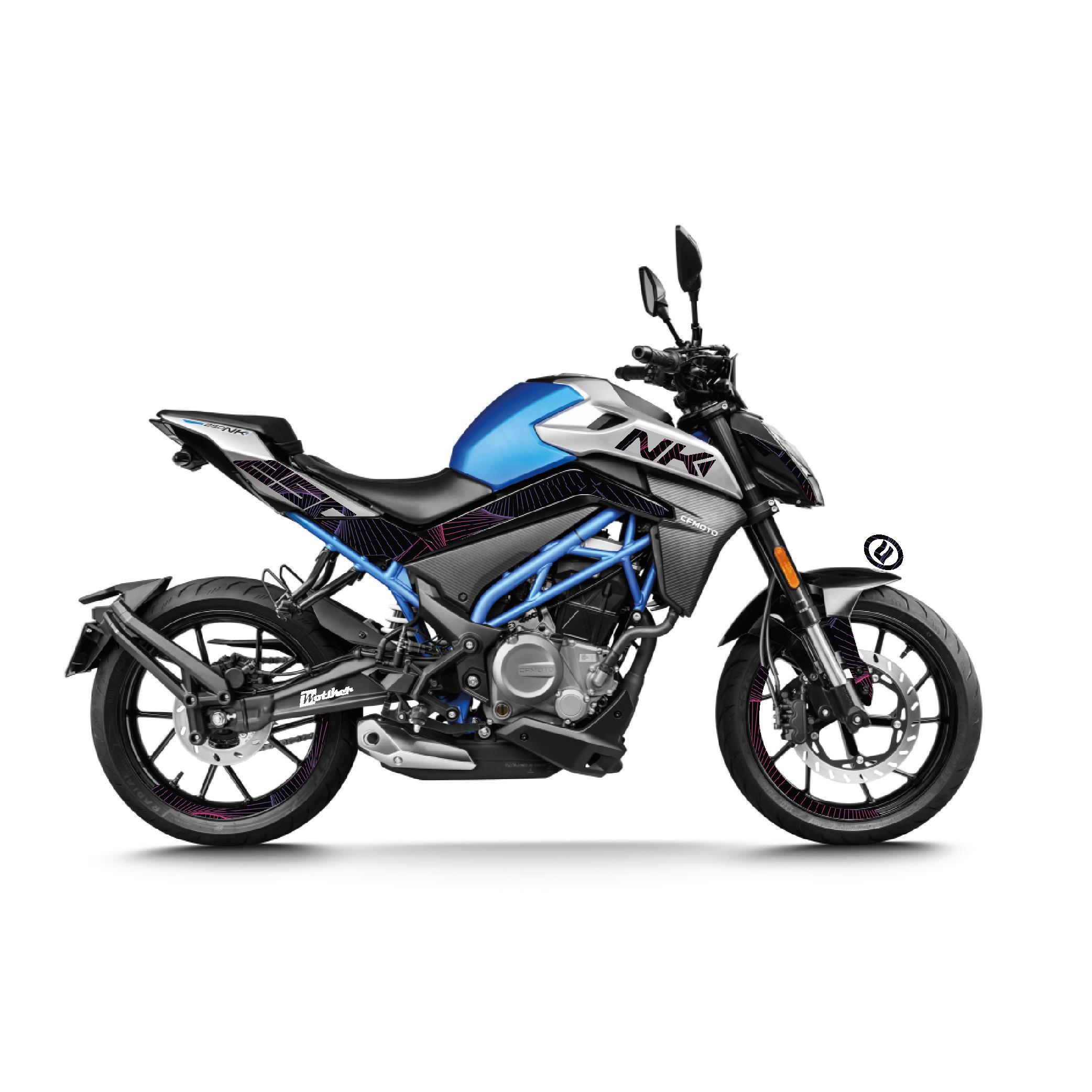 250 NKCF MOTO NK250 Amoled Line Tam Takım Model Sticker Modeli 