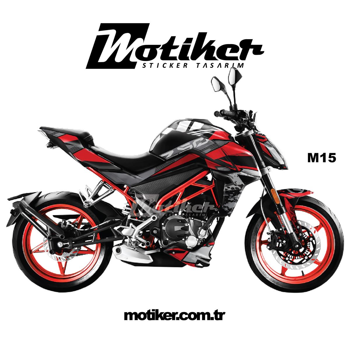 CF Moto NK250 Line Parça Sticker Etiket Kaplama Modeli