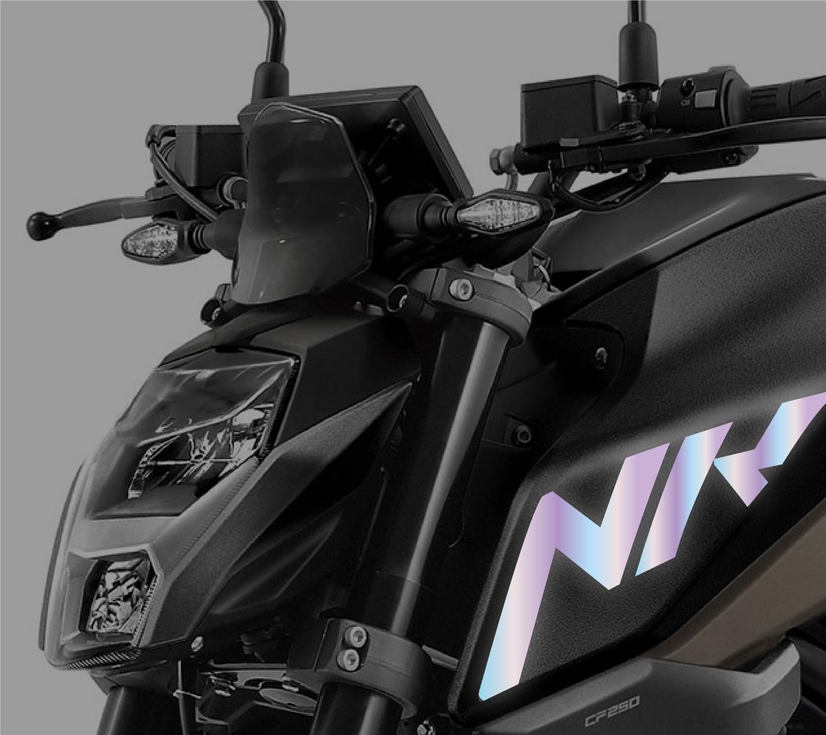 CF Moto NK250 Orjinal Tasarım Hologram Motosiklet Sticker Modeli