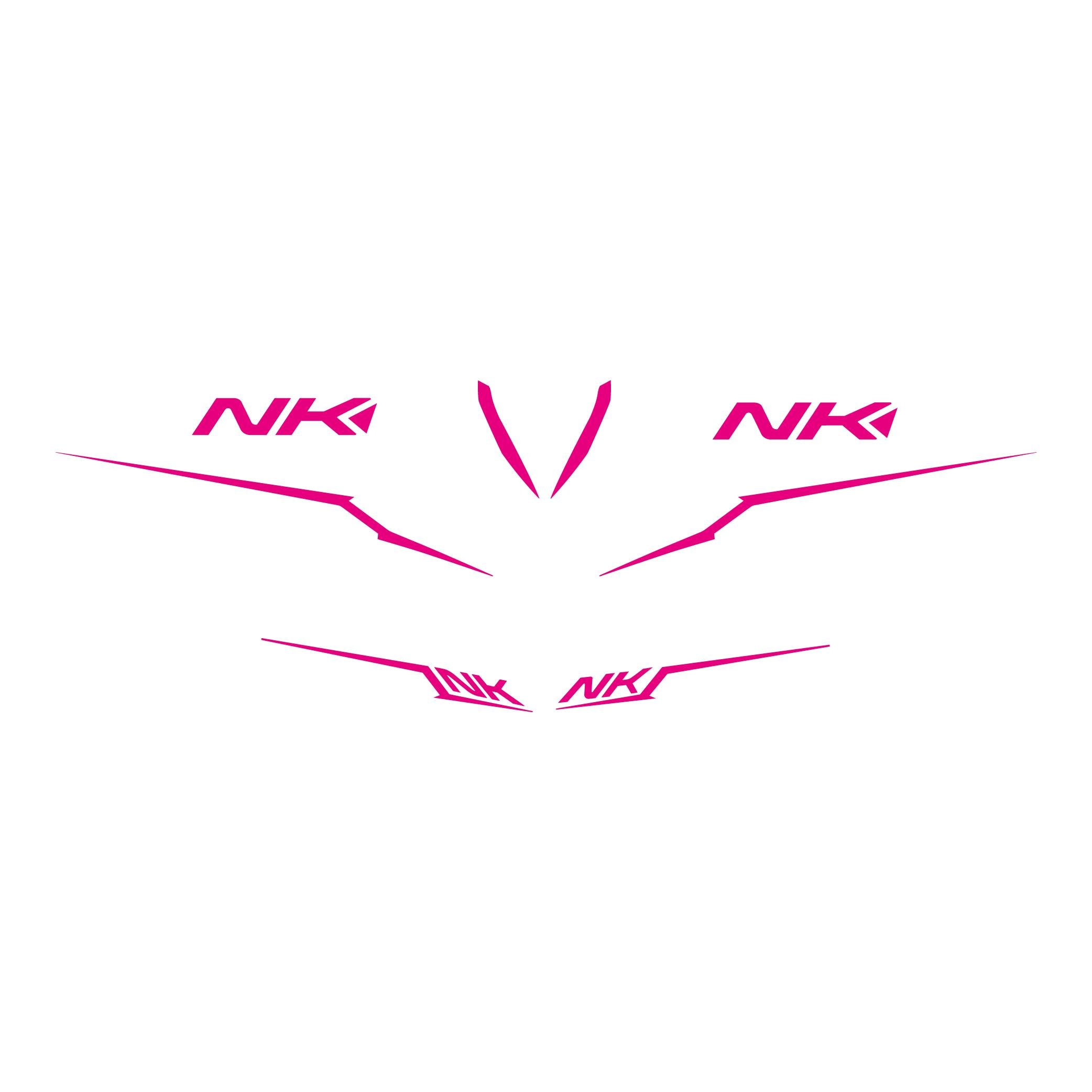250 NKCF MOTO NK250 Pembe Orjinal Sticker Etiket Modeli 2022-2024 Model 