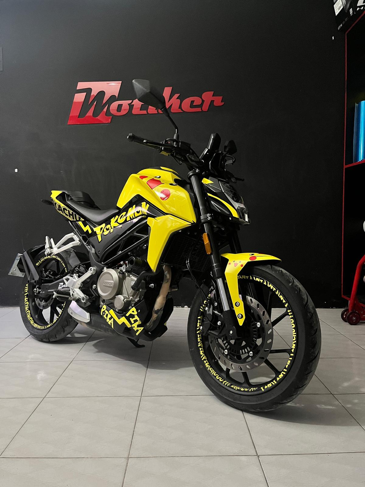 CF MOTO NKCF MOTO NK250 Pokemon Pikacu (Pikachu)Kaplama Sticker Modeli 