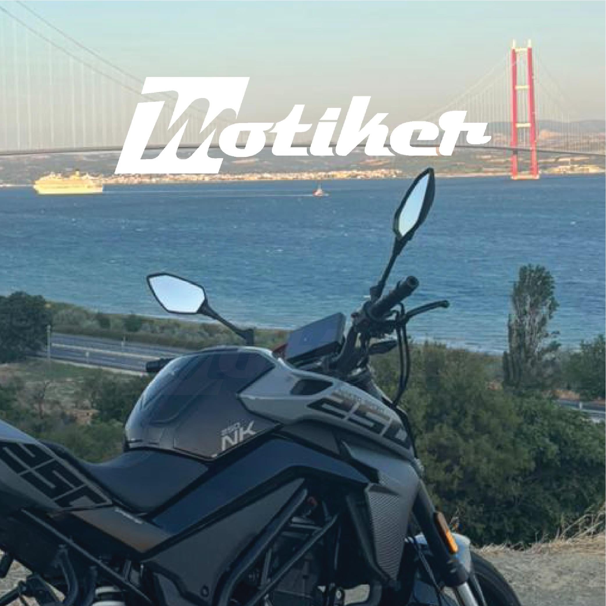 250 NKCF Moto NK250 Siyah Yan Grenaj Sticker Etiket Modeli