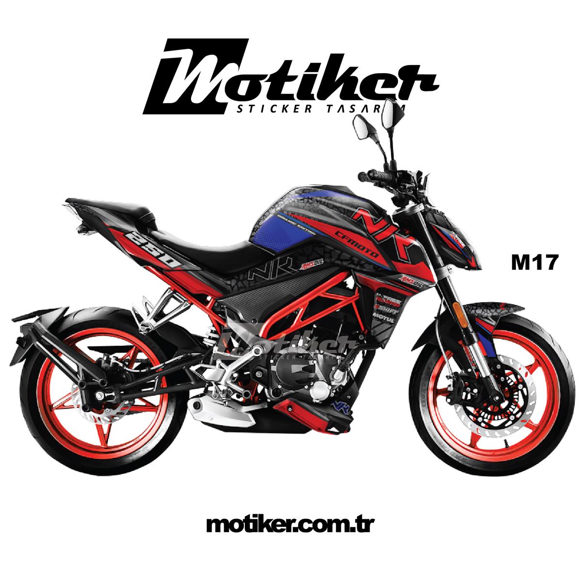 CF Moto NK250 Wall Taş  Parça Sticker Etiket Kaplama Modeli