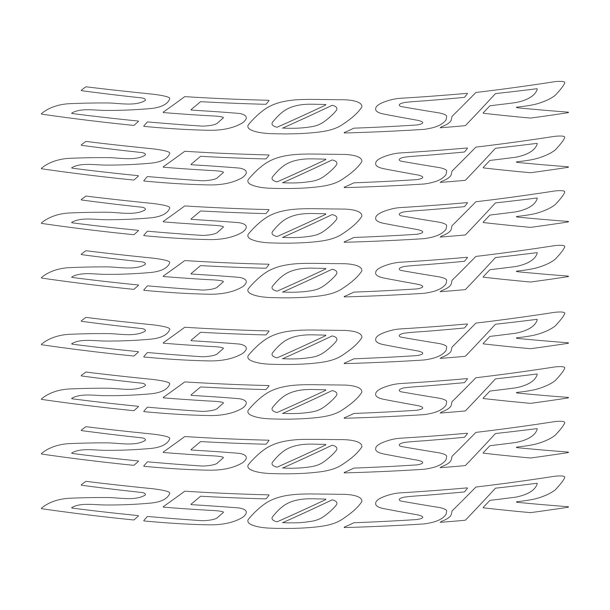 CF MOTO SR 250 Jant İçi sticker