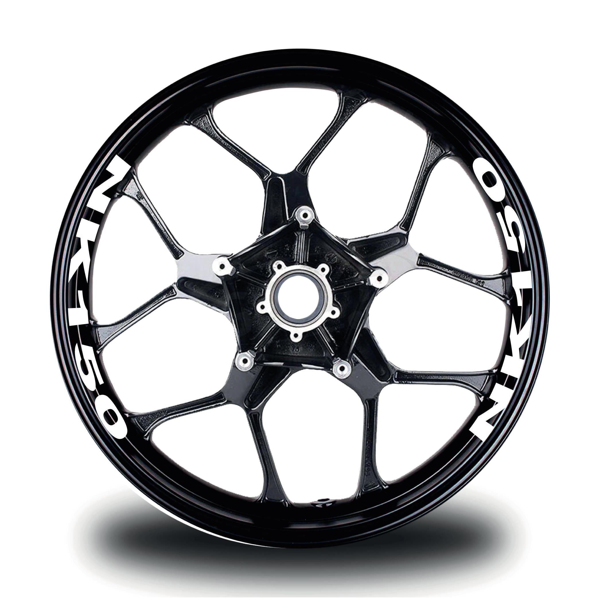 150 NKCFMOTO 150NK Jant Sticker Etiket Modeli Beyaz Renk