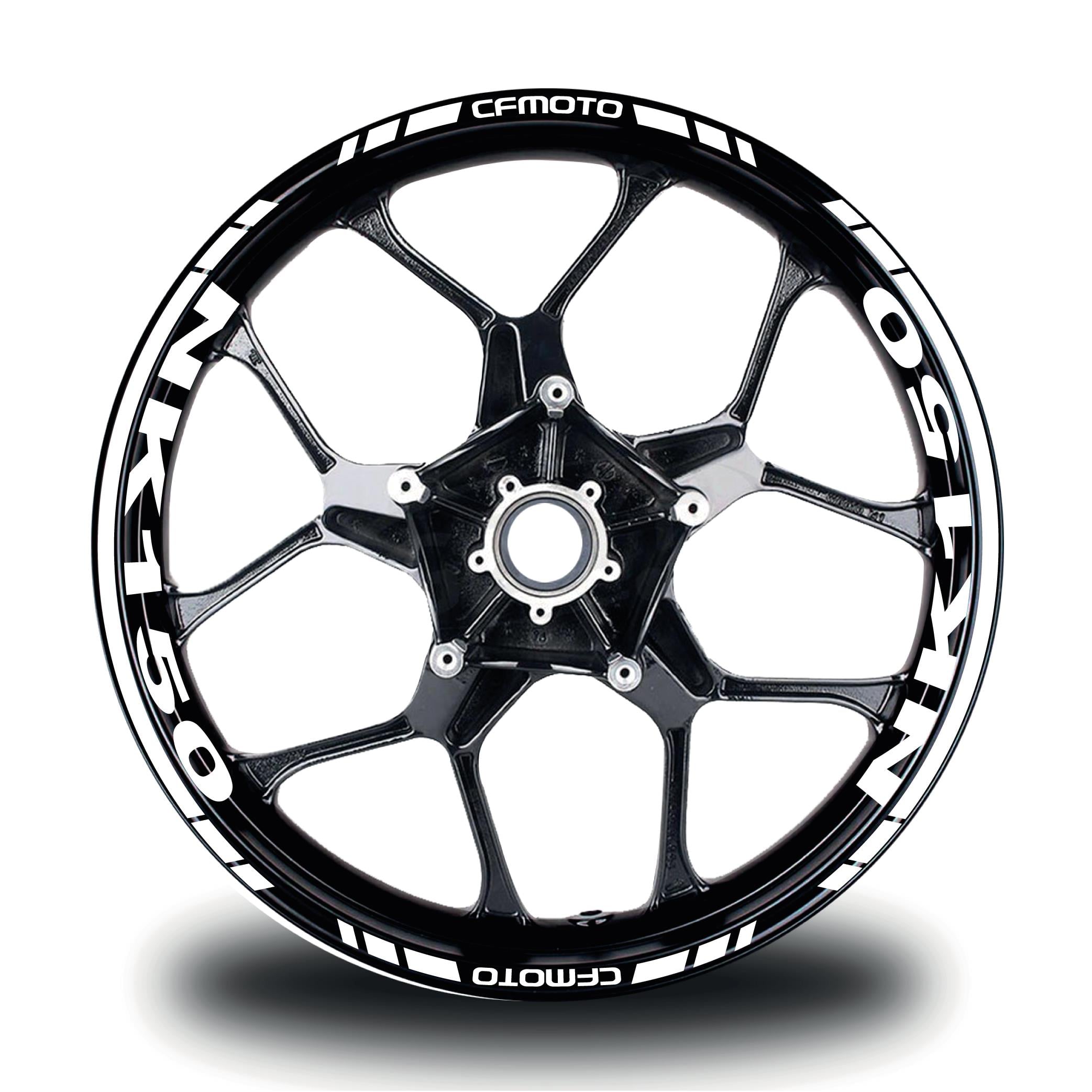 150 NKCFMOTO 150NK Takım Jant Sticker Etiket Modeli Beyaz Renk