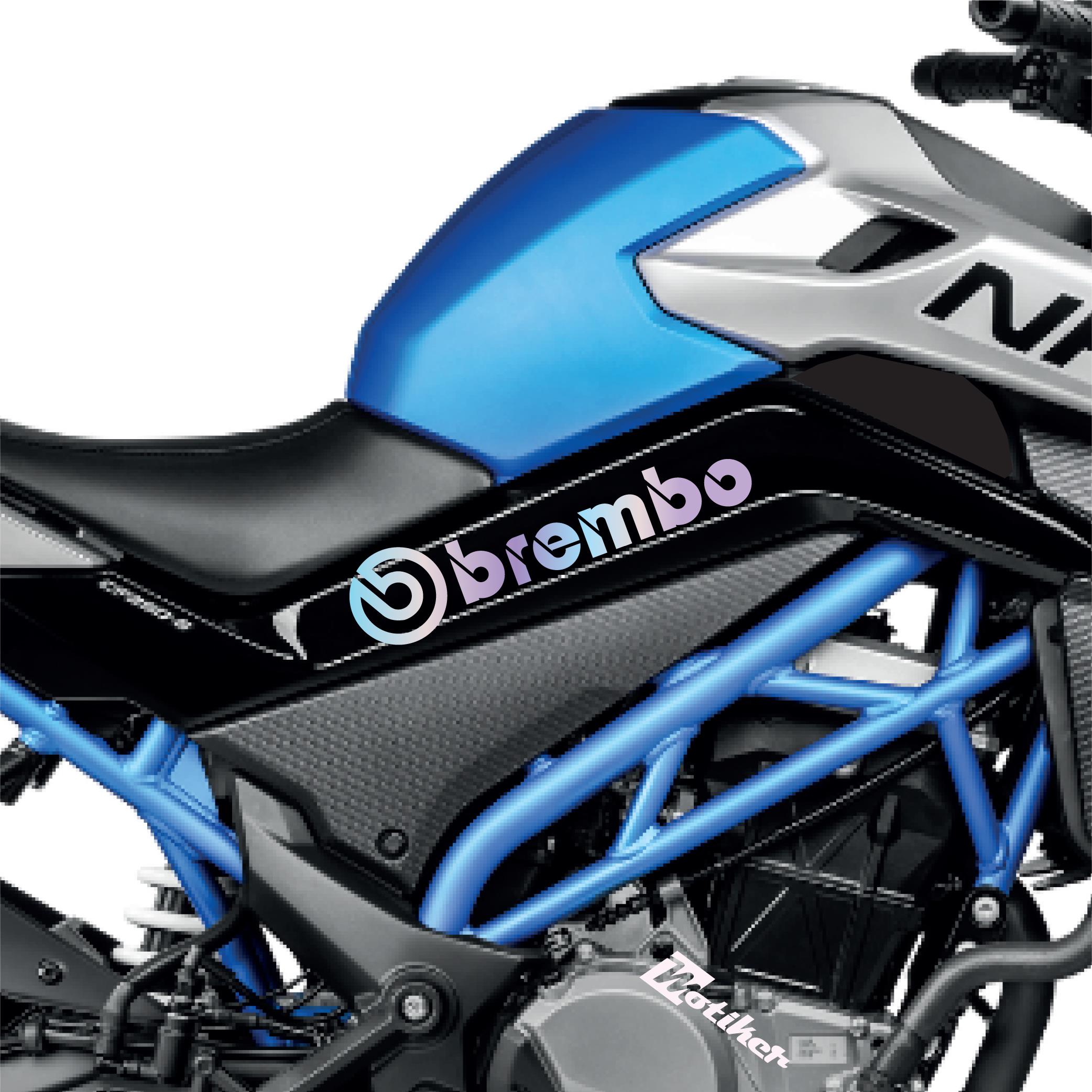 250 NKCFMOTO 250 NK Brembo Orta Şase Tasarım Motosiklet Sticker Etiket Modeli Hologram