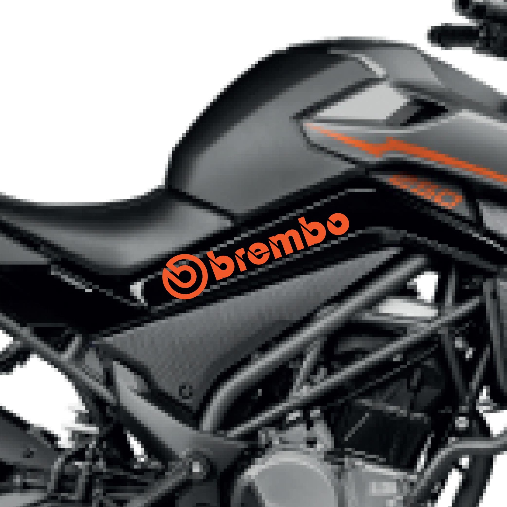 250 NKCFMOTO 250 NK Brembo Orta Şase Tasarım Motosiklet Sticker Etiket Modeli Turuncu