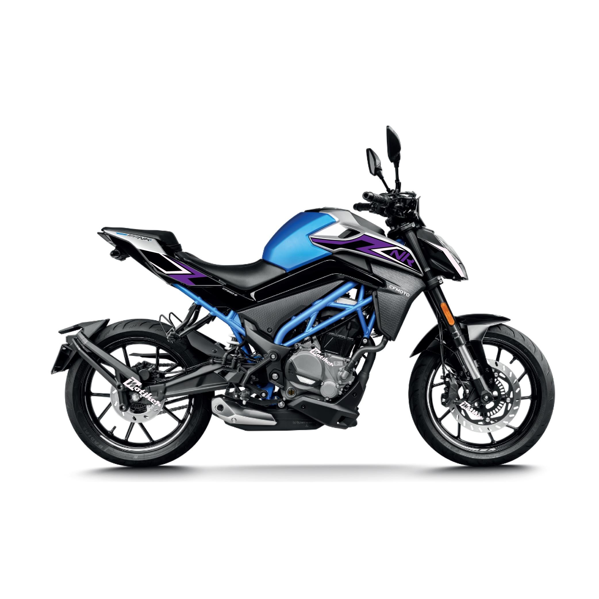 250 NKCFMOTO 250 NK Lightning Tasarım Motosiklet Sticker Etiket Modeli Mor