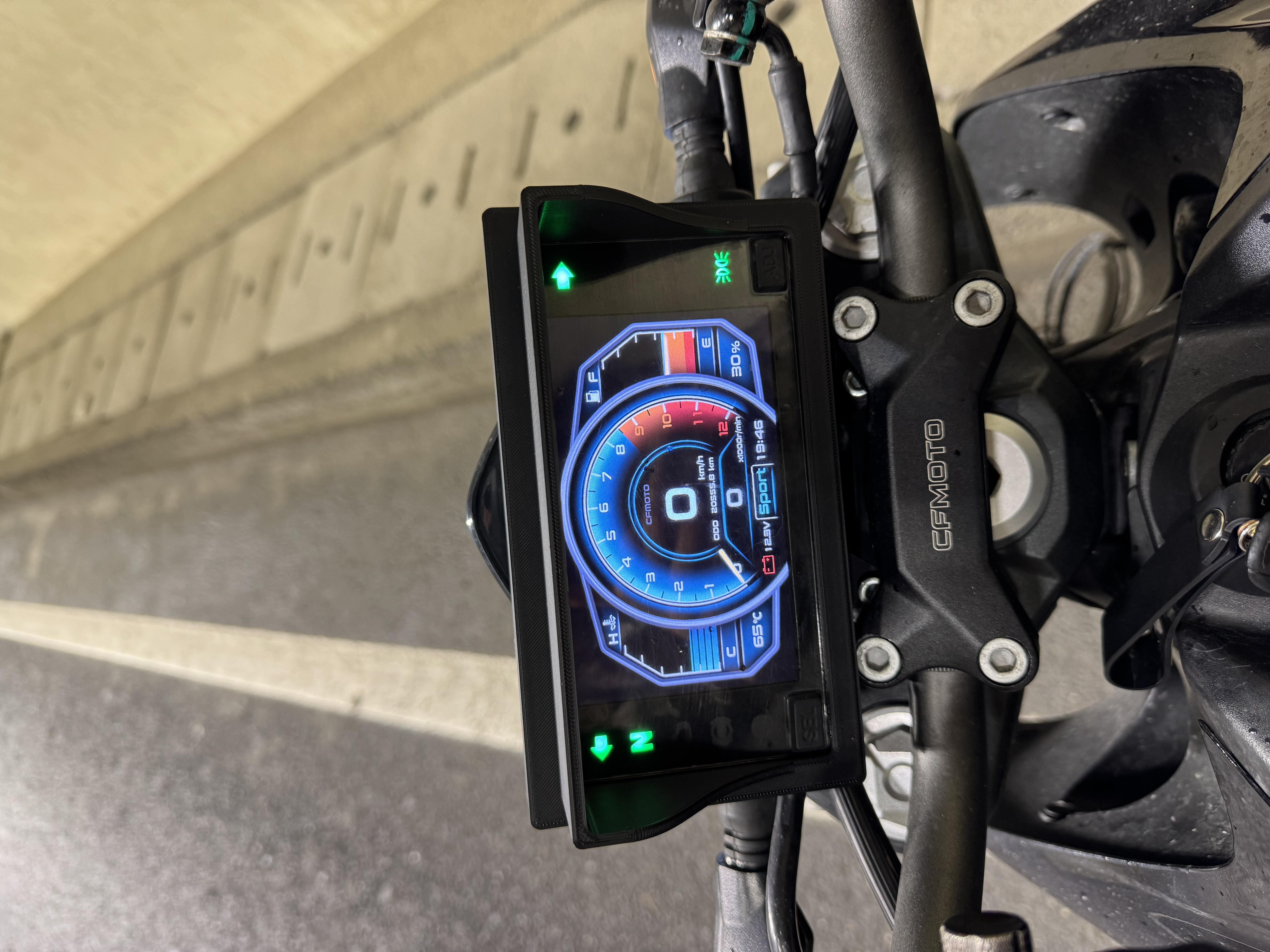 250 NKCFMOTO 250NK 2017-2022 Model Uyumlu 3D Ekran Koruma Kılıfı Model 2