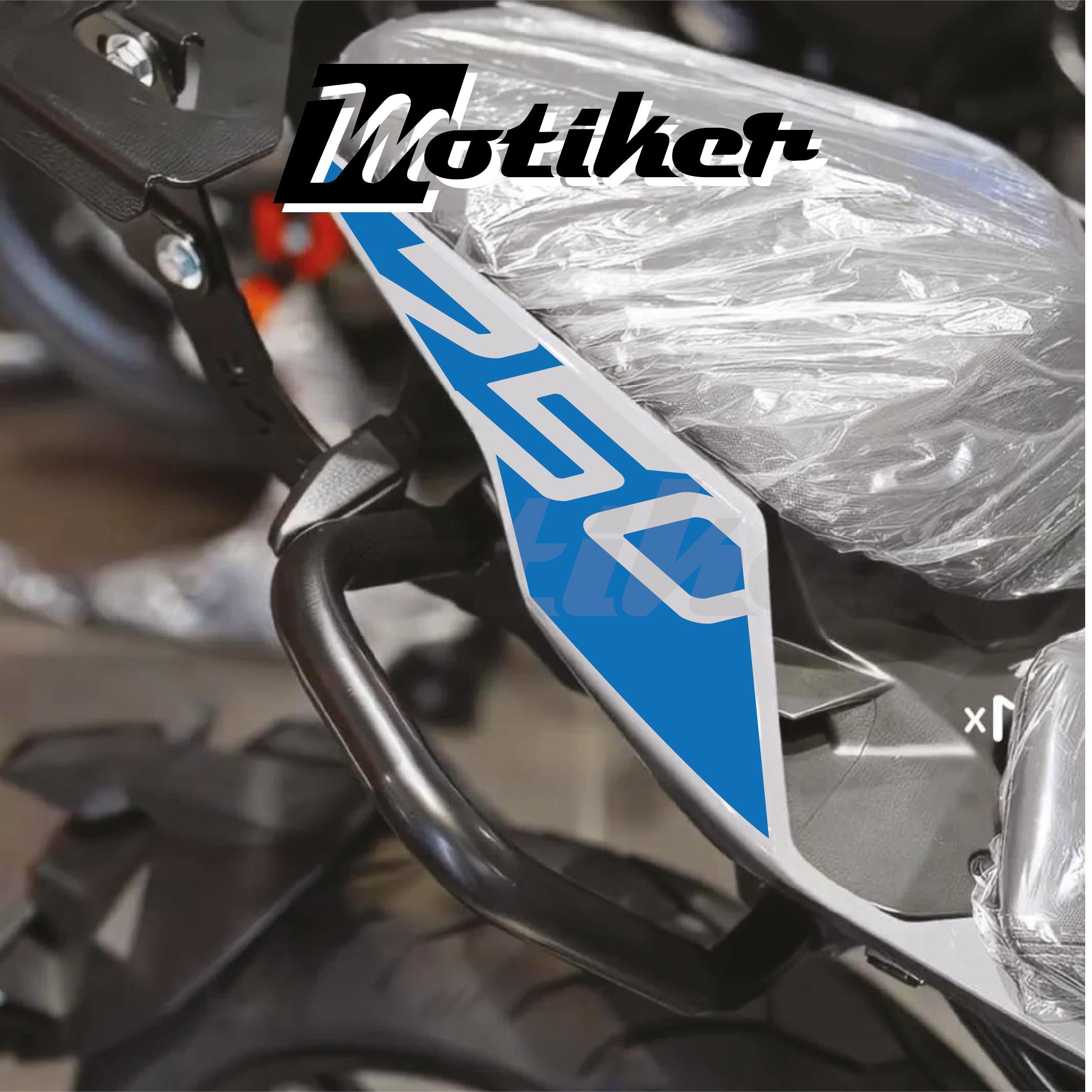 250 NKCFMOTO 250NK 2018 / 2025 ARKA KUYRUK STICKER MODEL 1 MAVİ RENK