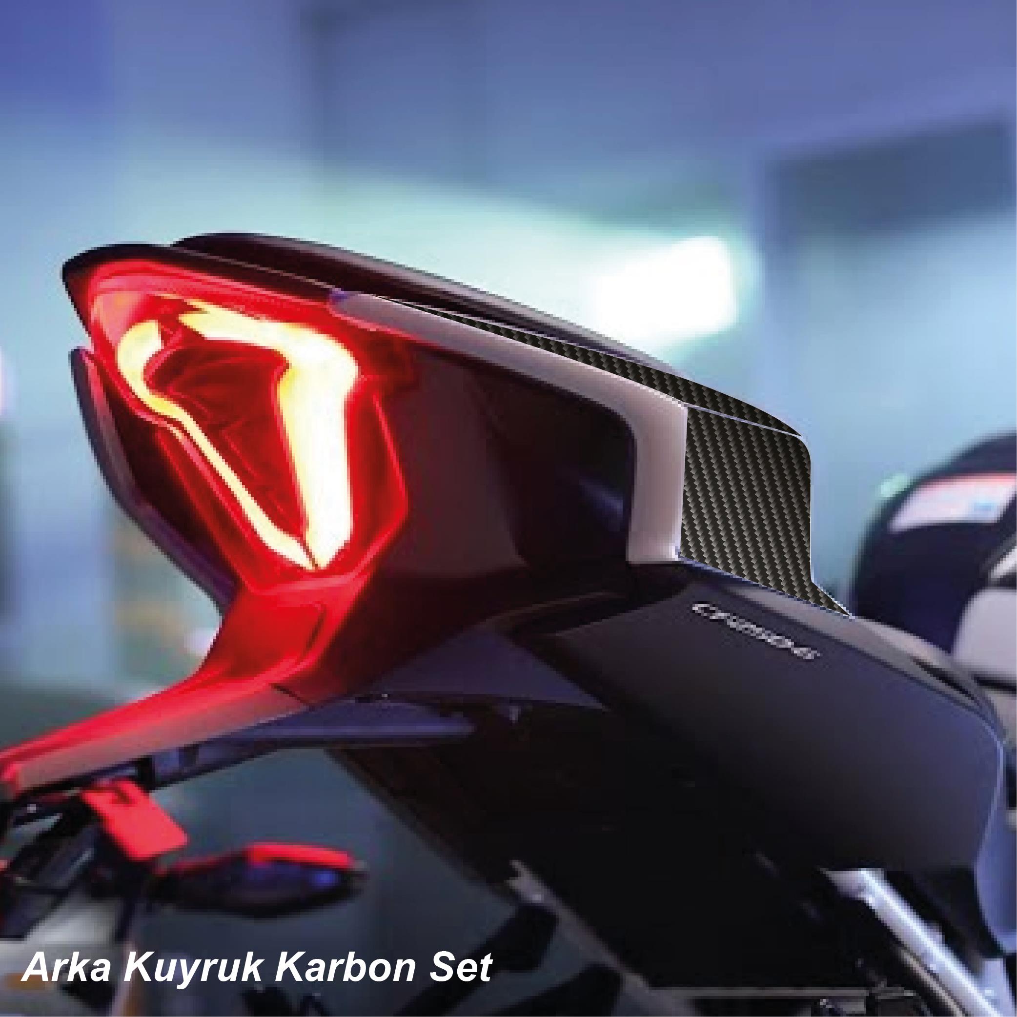 250SRCFMOTO 250SR ARKA KUYRUK KARBON STICKER SET 