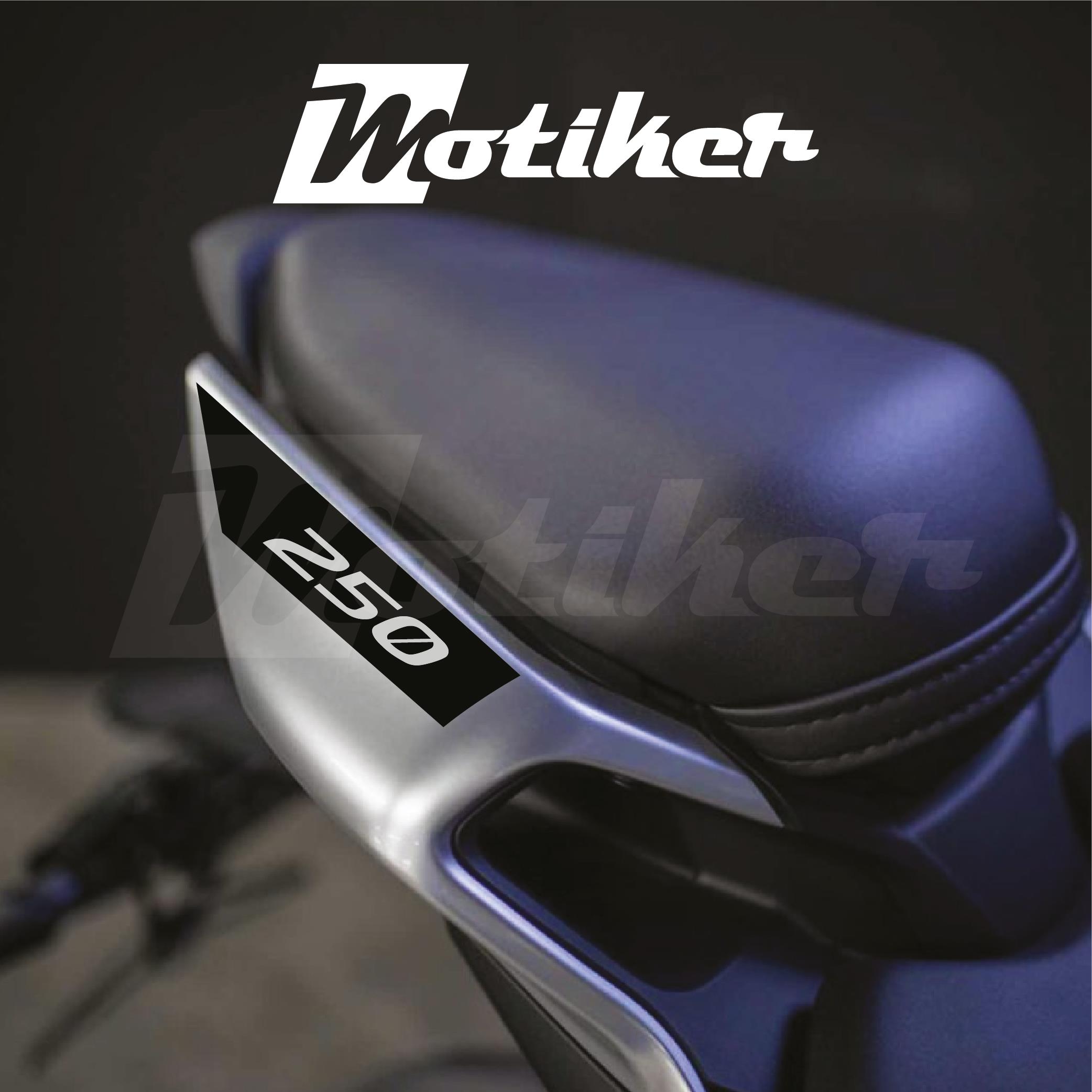 250SRCFMOTO 250SR ARKA KUYRUK STICKER MODEL 3 SİYAH RENK