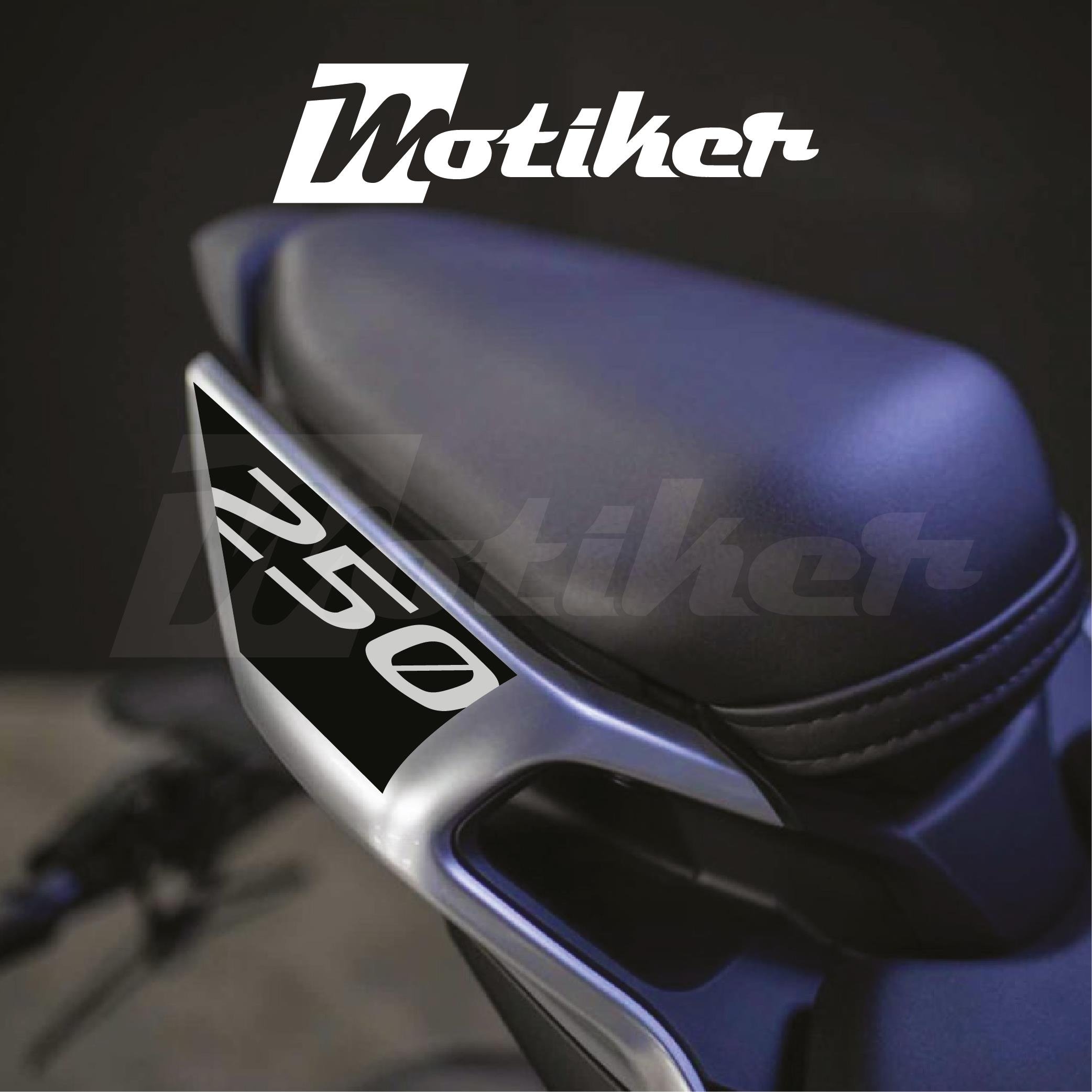 250SRCFMOTO 250SR ARKA KUYRUK STICKER MODEL 1 SİYAH RENK