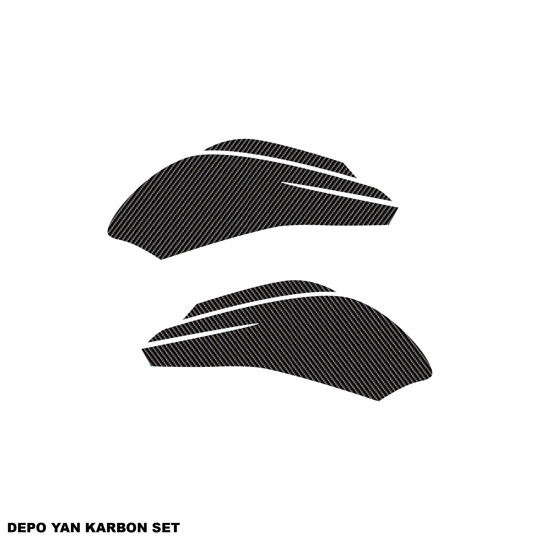 250SRCFMOTO 250SR KARBON STICKER SET DEPO YAN PARÇALI KAPLAMA ETİKET MODELİ