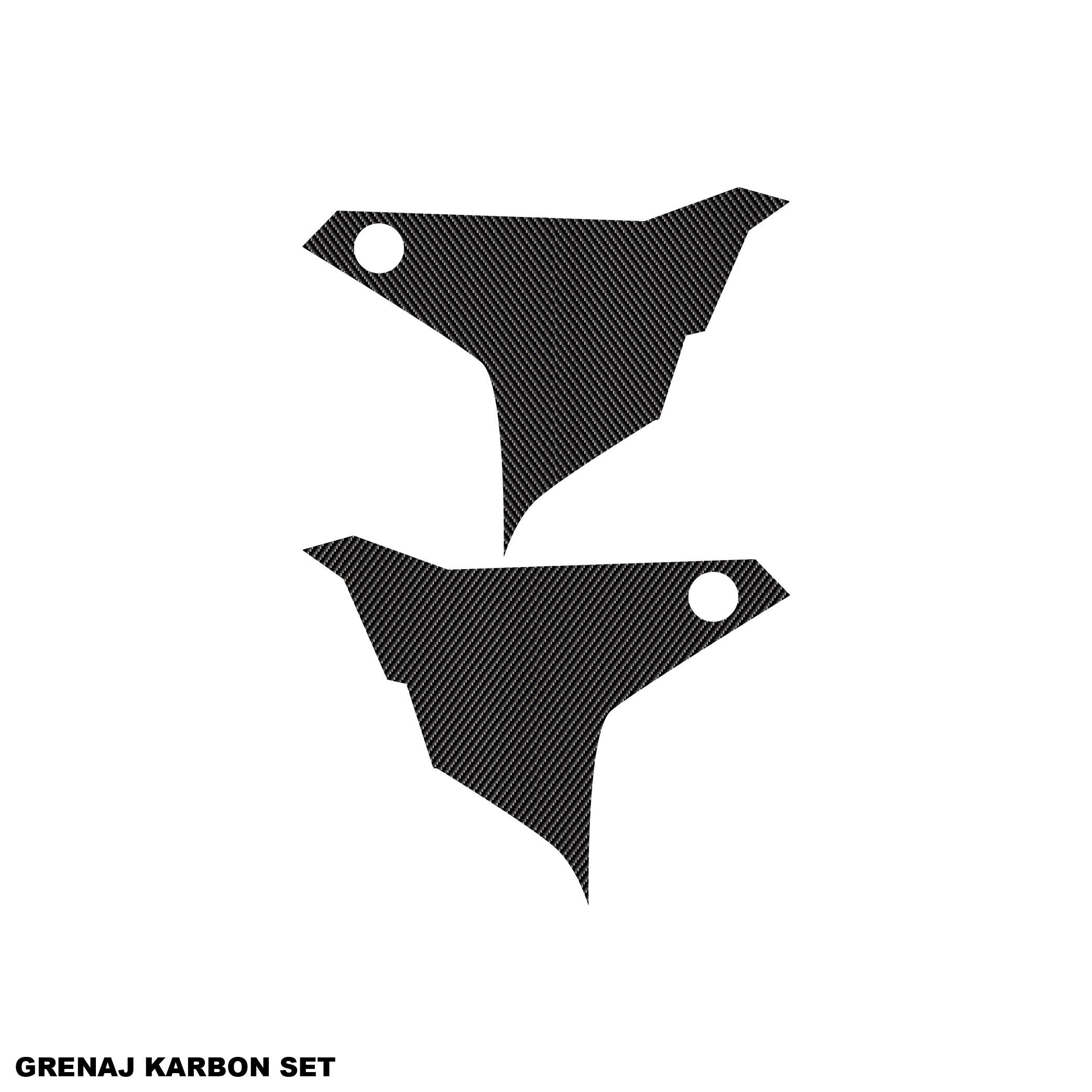 250SRCFMOTO 250SR KARBON STICKER SET GRENAJ KARBON PARÇALI KAPLAMA ETİKET MODELİ