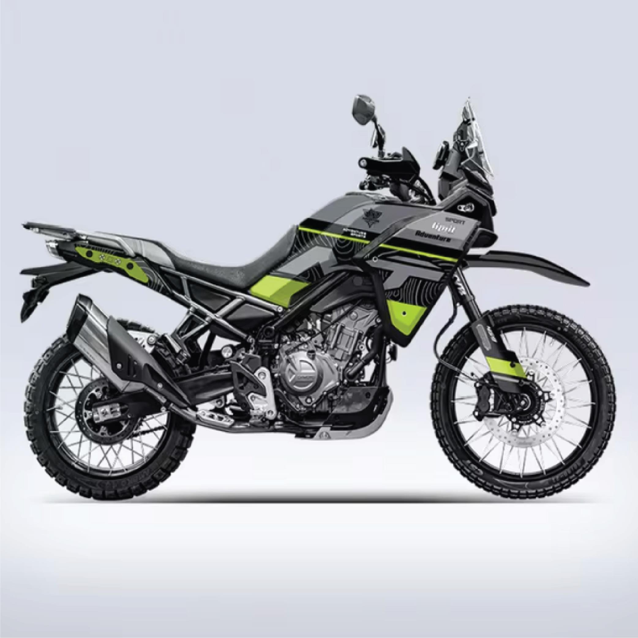 450 MTCFMOTO 450 MT  Limit Adventure Parçalı Sticker Etiket Modeli 