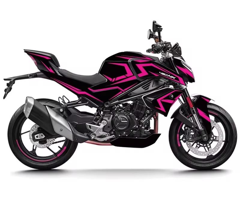 450 NKCFMOTO 450NK Kaplama Özel Tasarım Motosiklet Parçalı Sticker Etiket Modeli