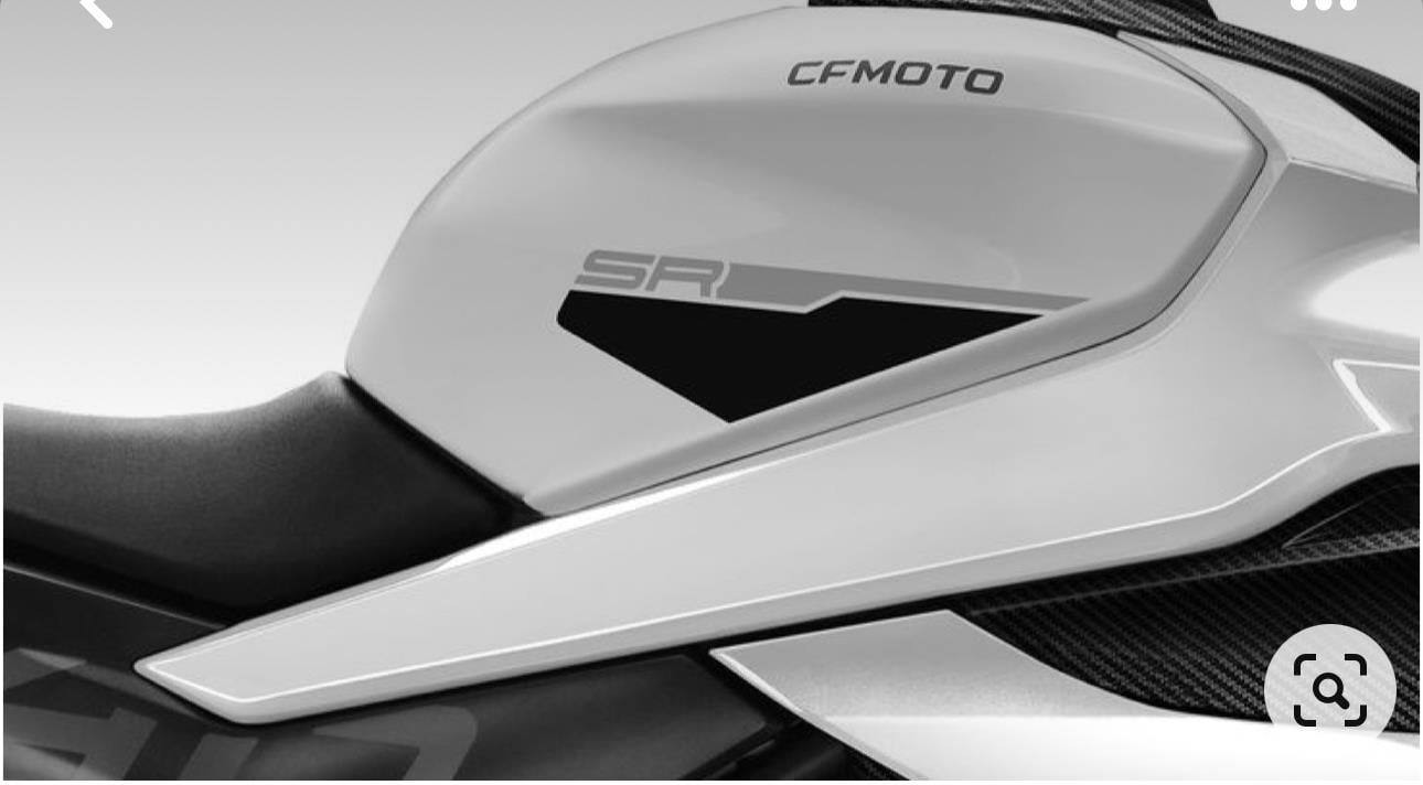 450SRCFMOTO 450SR Çift Renk Depo Sticker Etiket Modeli