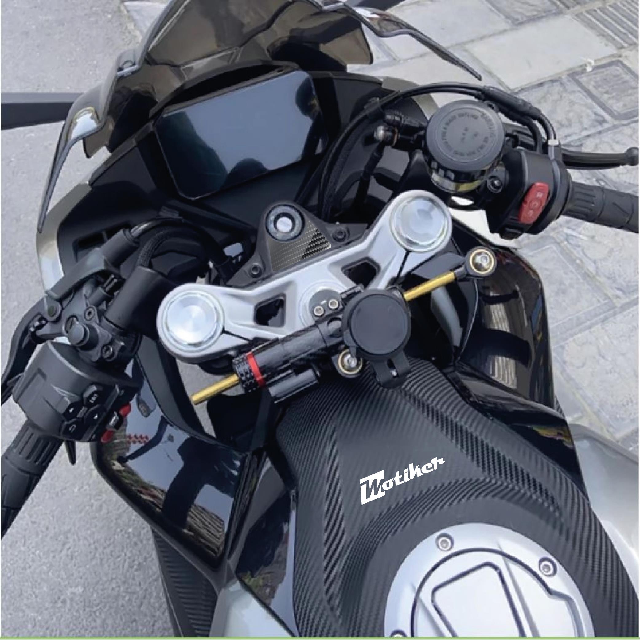 450SRCFMOTO 450SR Gidon Koruma Damla Sticker Karbon Modeli