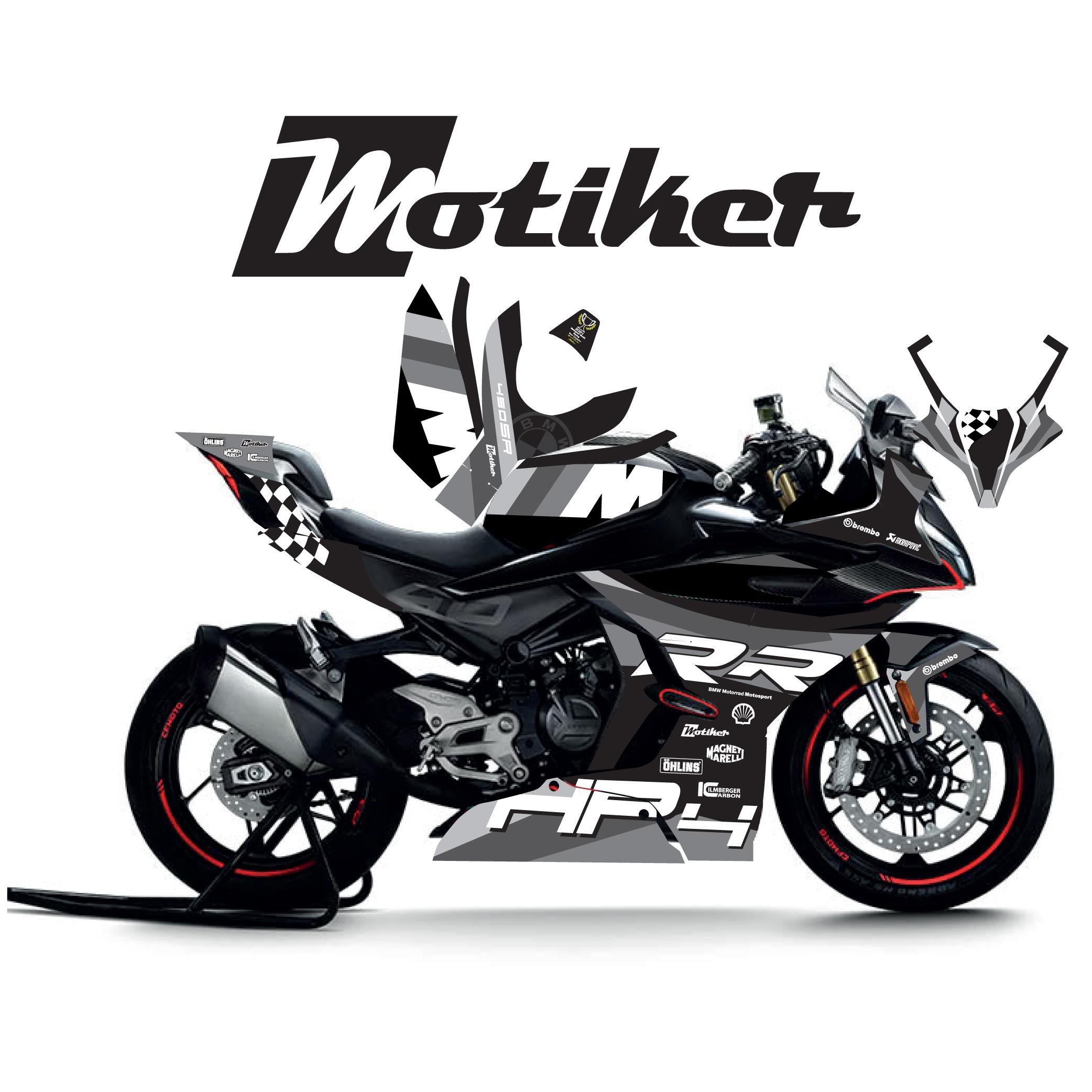 450SRCFMOTO 450SR HP4 RR Gri Motosiklet Kaplaması