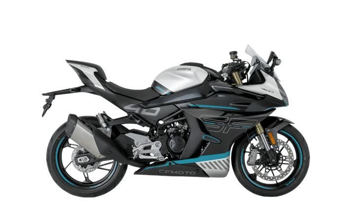 CFMOTO 450SR Orijinal Tasarım Motosiklet Sticker Etiket Modeli Turkuaz Siyah