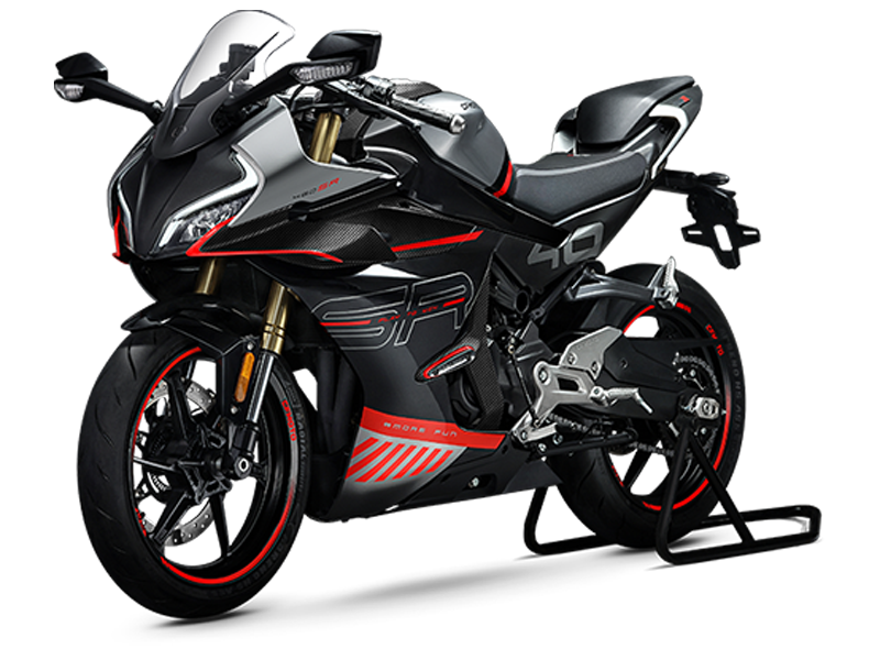 CFMOTO 450SR Orijinal Tasarım Motosiklet Sticker Etiket Modeli Siyah Kırmızı