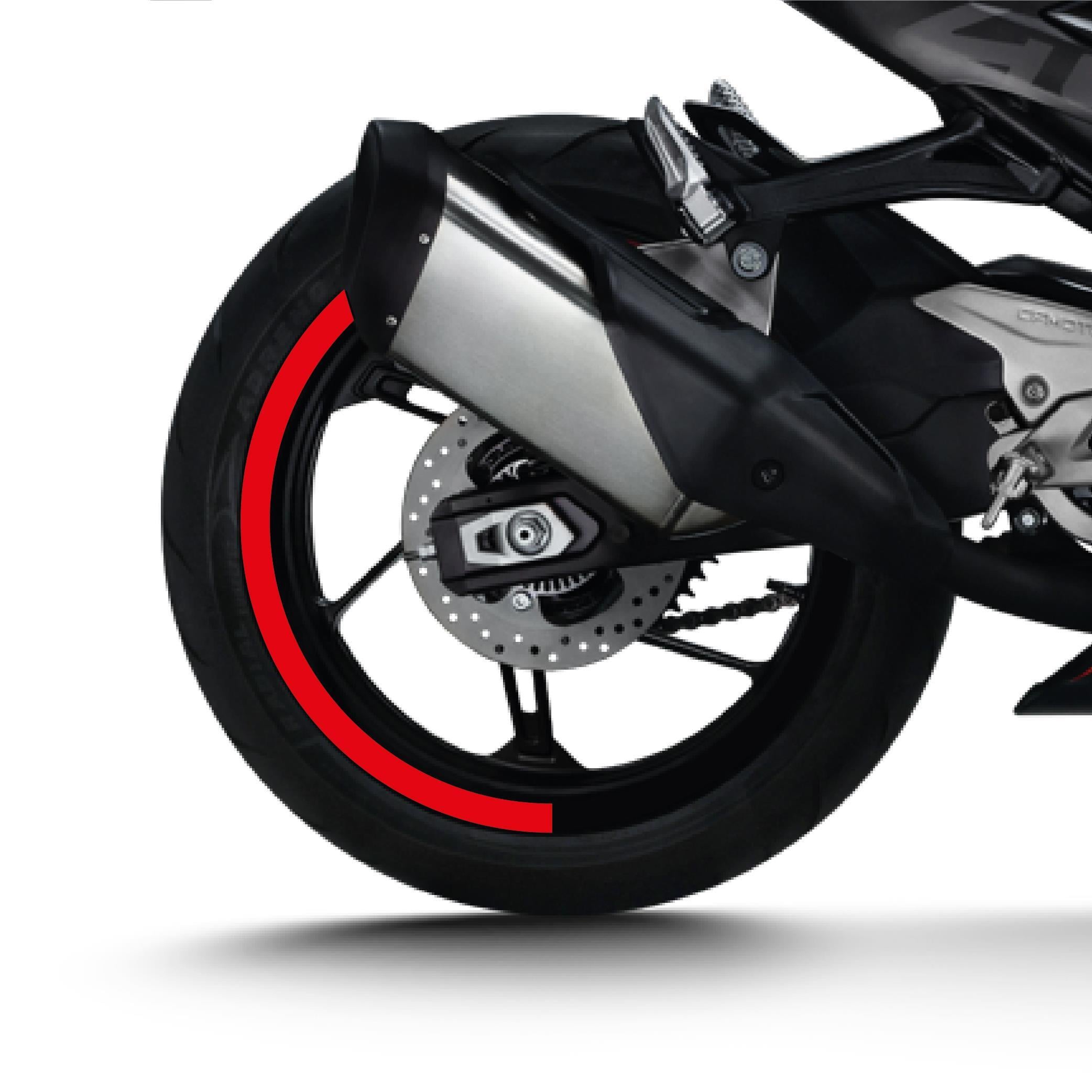 450SRCFMOTO 450SR Yarım Jant Kaplama Sticker Etiket Modeli Kırmızı