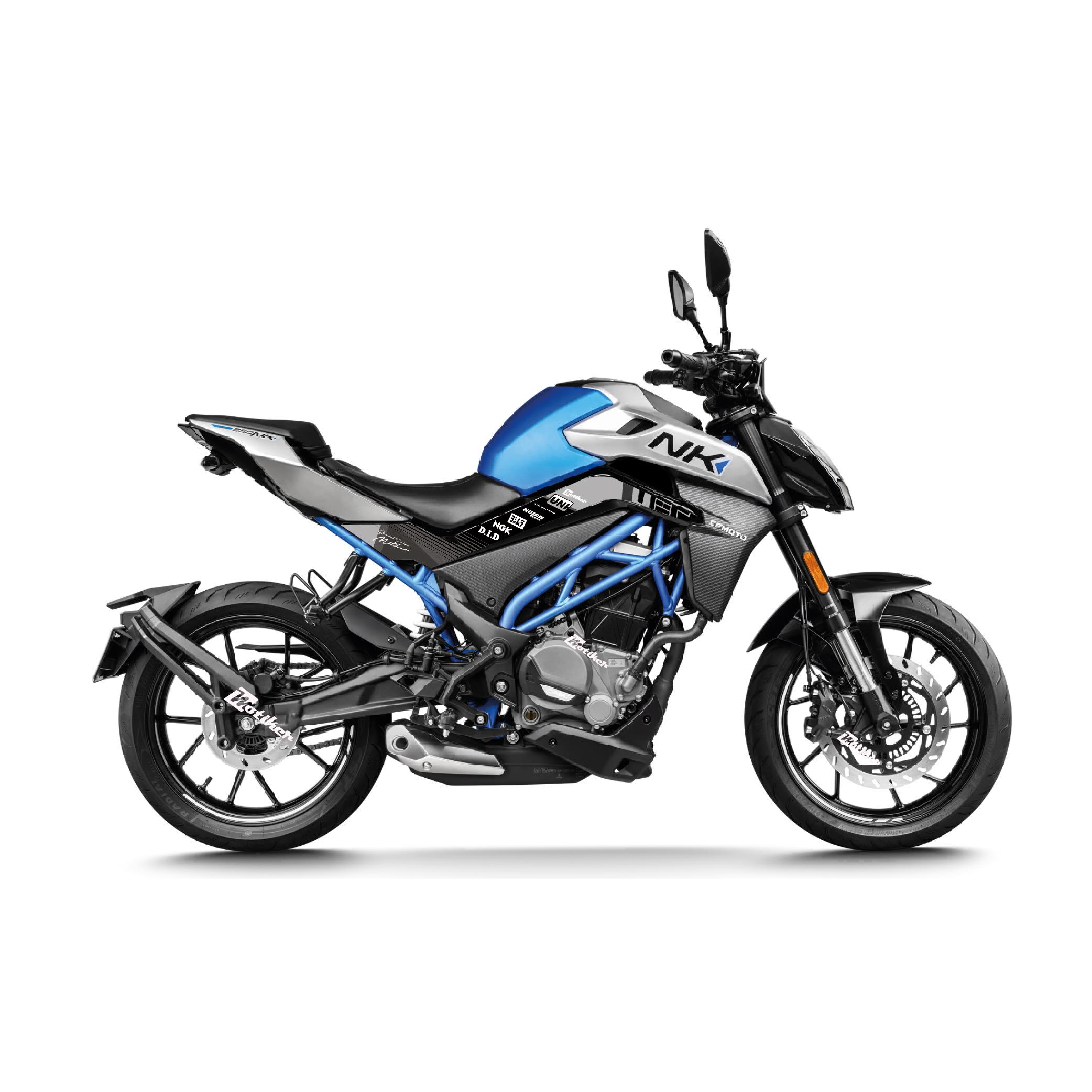 250 NKCFMOTO NK250 ORTA ŞASE BASKILI UNI GRİ STICKER ETİKET MODELİ 