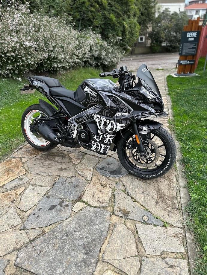 Bajaj RS200 Ride Or Die Tasarım Sticker Etiket Kaplama Modeli