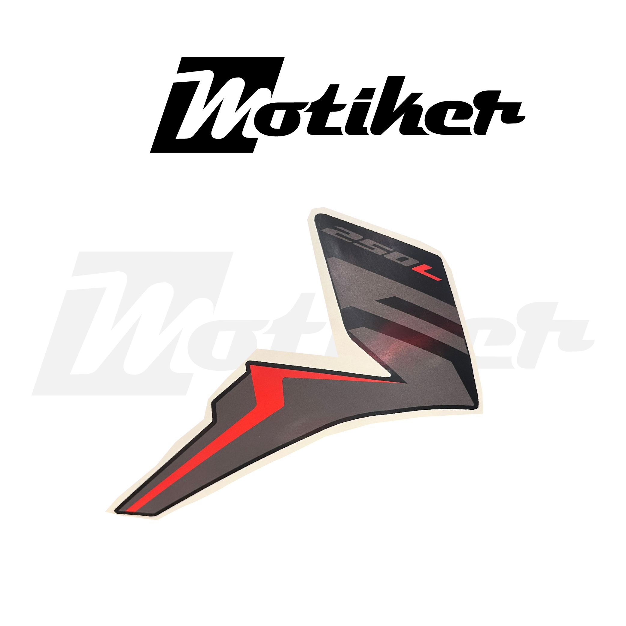 Honda CRF 250L Sağ Yan Ön Grenaj Orjinal Parça Sticker Etiket Modelir 