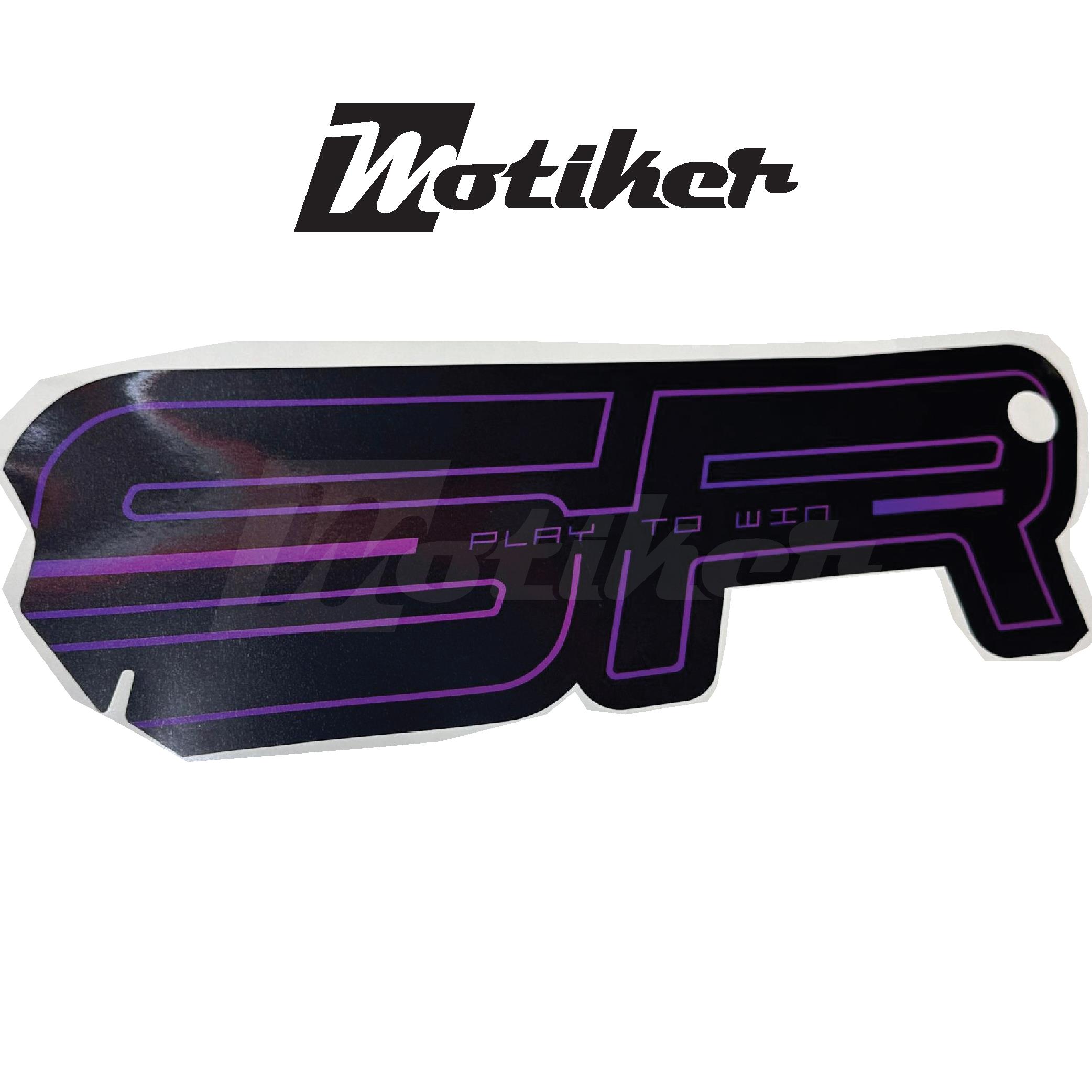 CFMOTO 250SR Sağ Sol Yan Grenaj Mor Sticker Etiket Modeli
