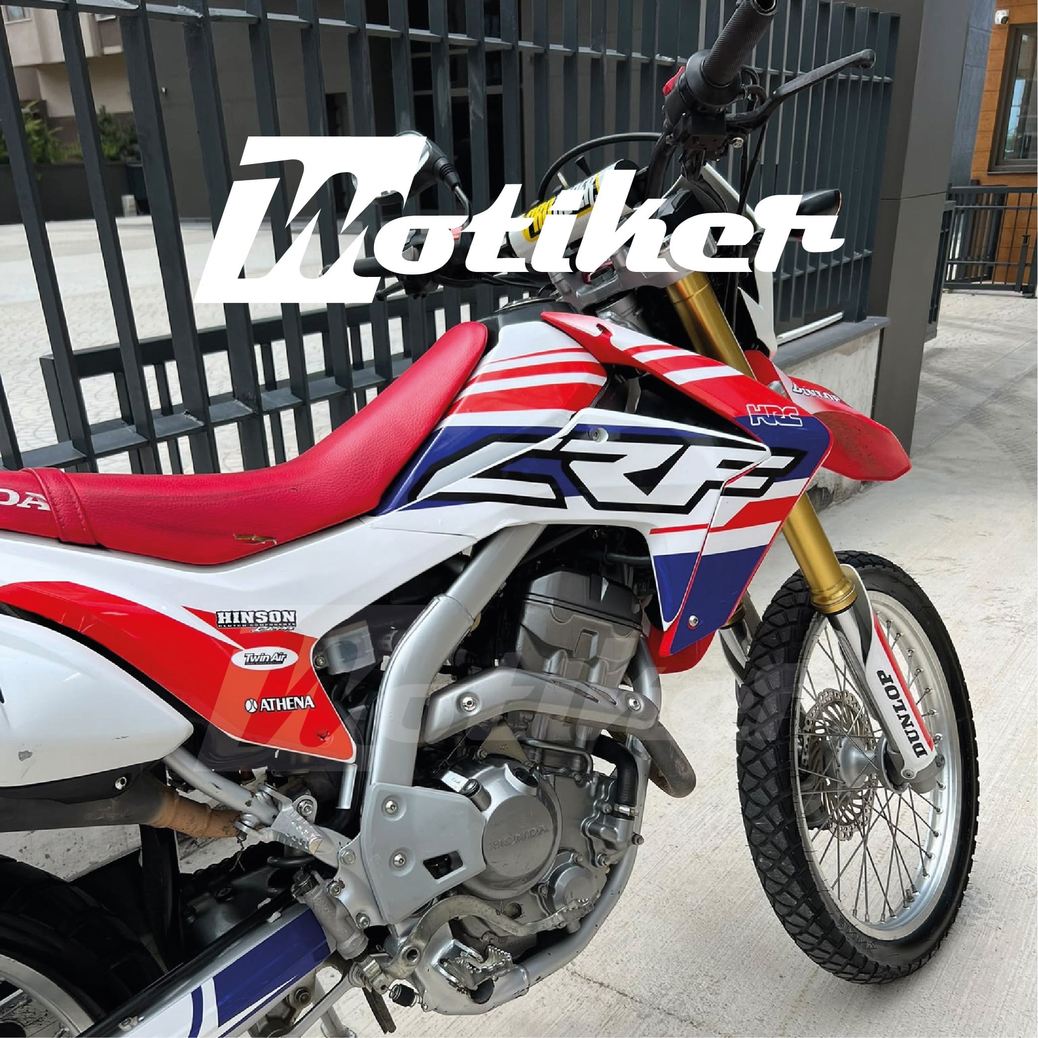 Honda CRF250 L ''Showa'' Tasarım Motosiklet Sticker Etiket Kaplama Modeli