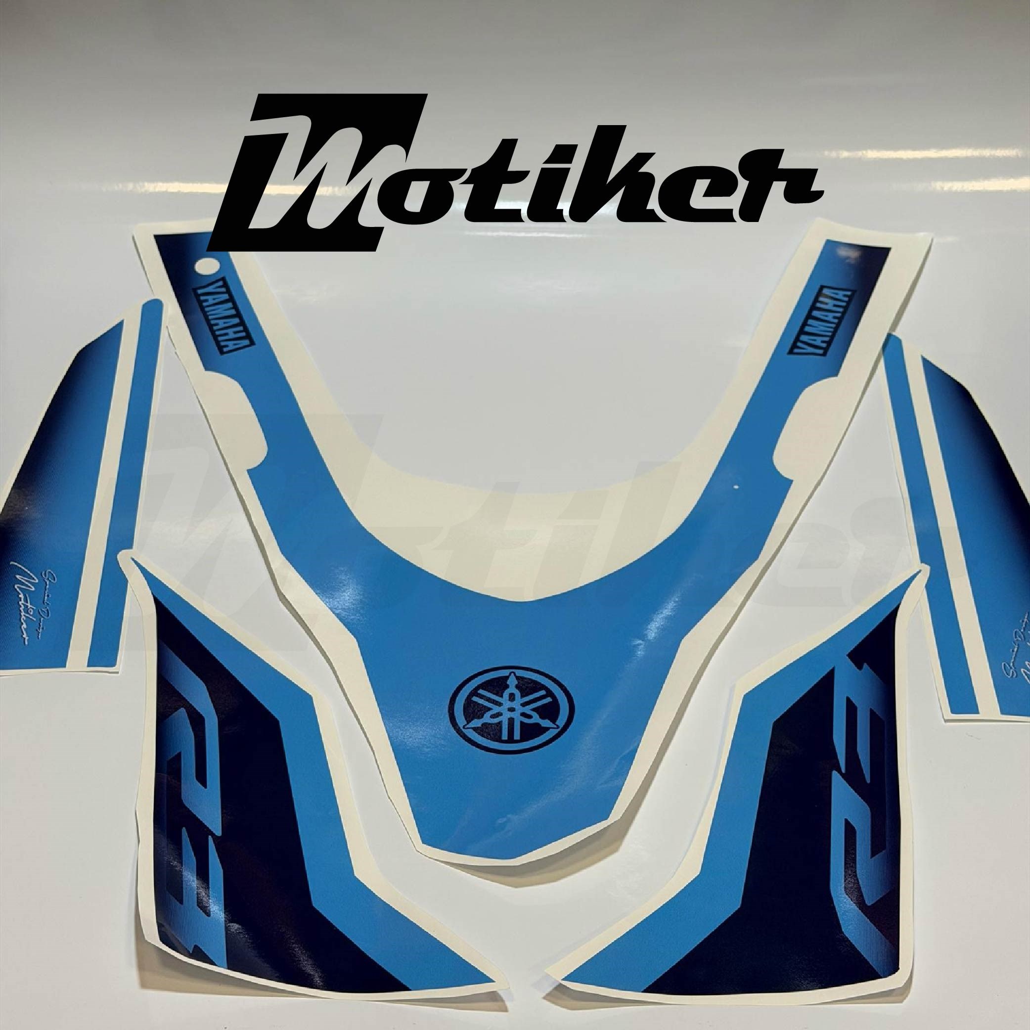 Yamaha YZF R3 Orjinal Sticker Revizyon Detay Tasarım Sticker Etiket Modeli