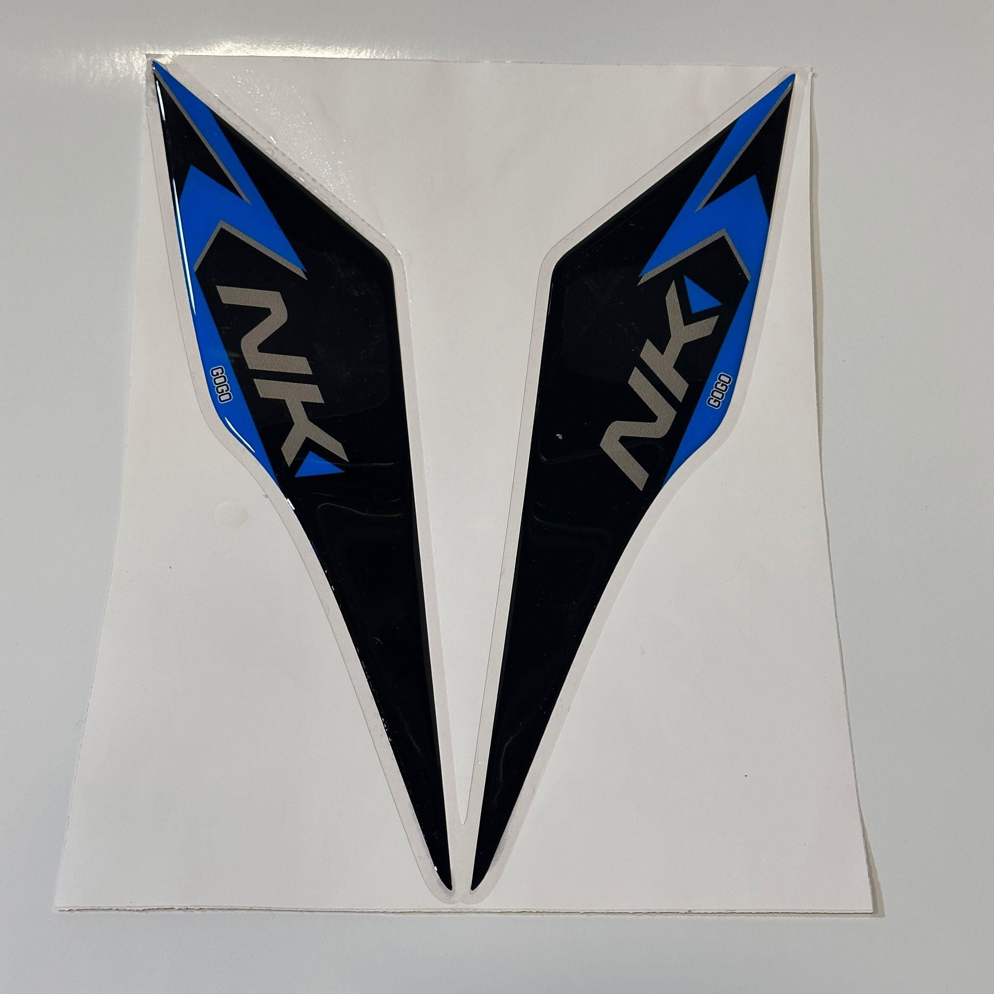 OUTLET!! CF MOTO NK250 Tank PAD Siyah Mavi Çizgi Arka Kuyruk