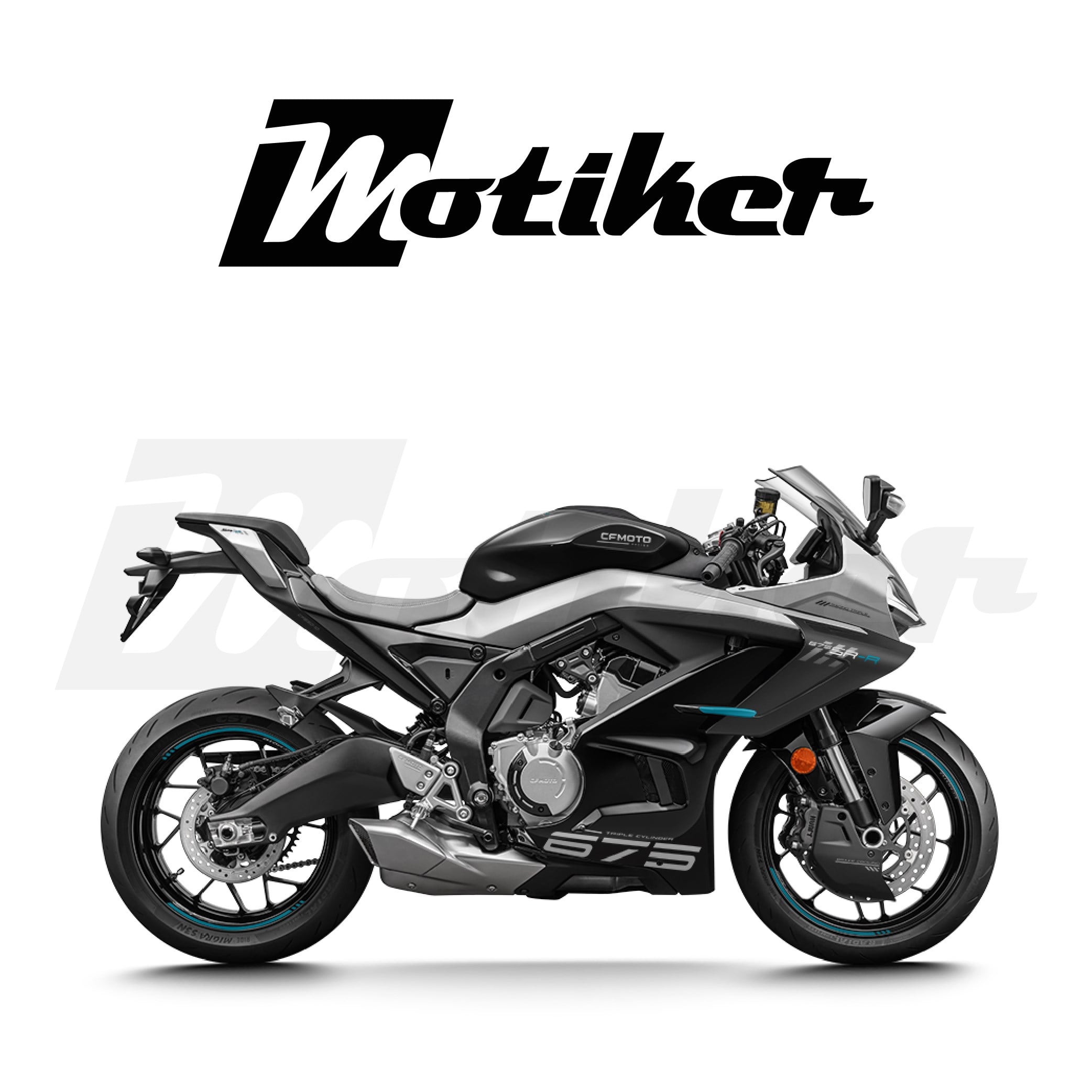 CFMOTO 675SR-R Orjinal Tasarım Sticker Etiket  Modeli SİYAH