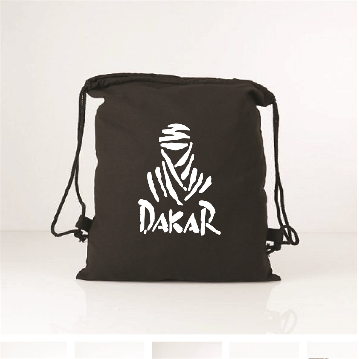 Dakar Logo Ve Yazı Baskılı Bez Çanta