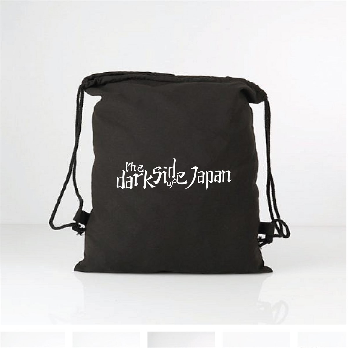 DarkSideJapon Yatay Yazı Baskılı Bez Çanta