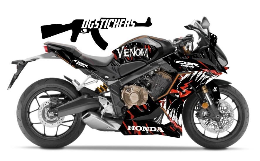 Honda CBR650R HJC Venom Tasarım Sticker Etiket Kaplama Modeli