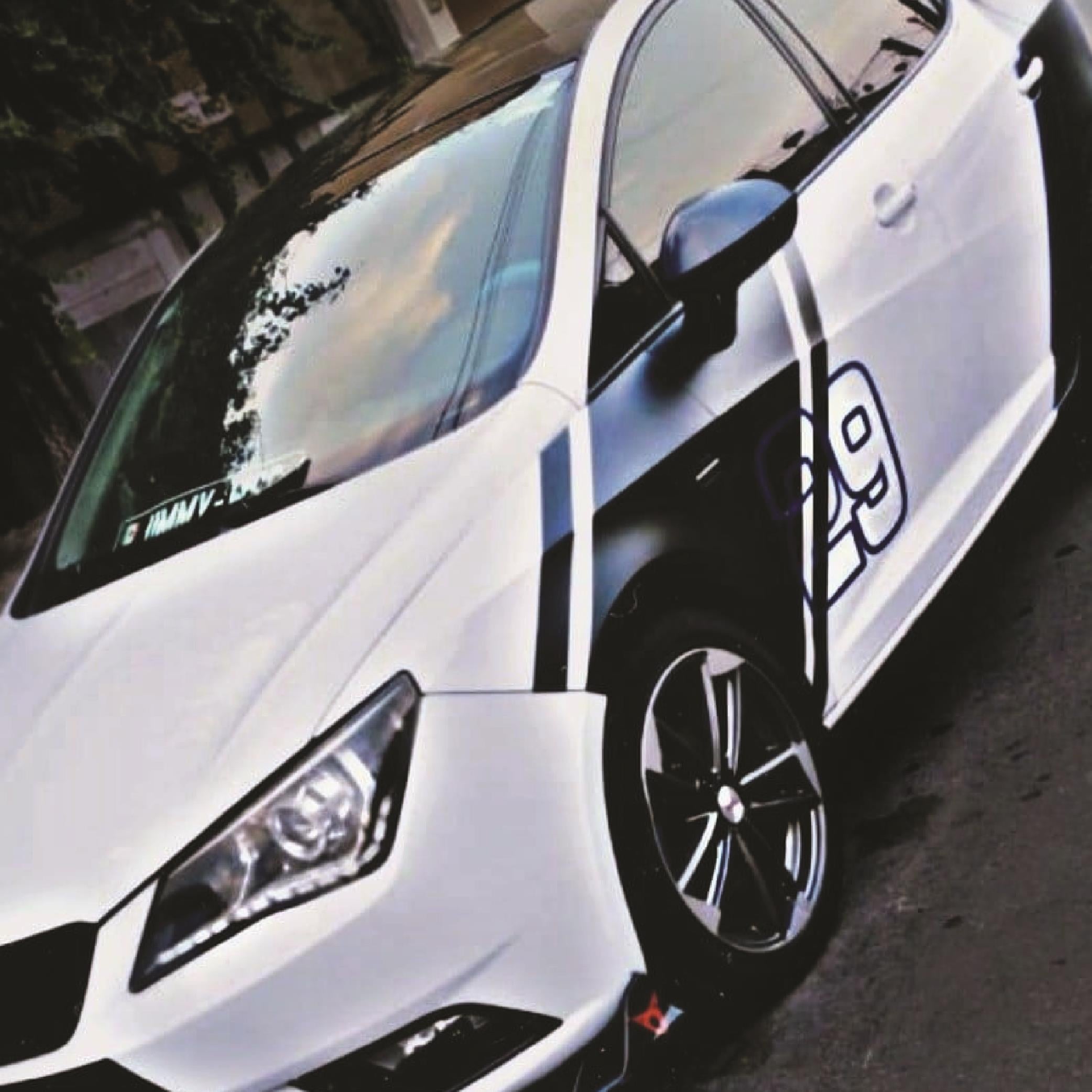 Seat  Izıba Siyah Cizgi Sanslı 29 Sticker