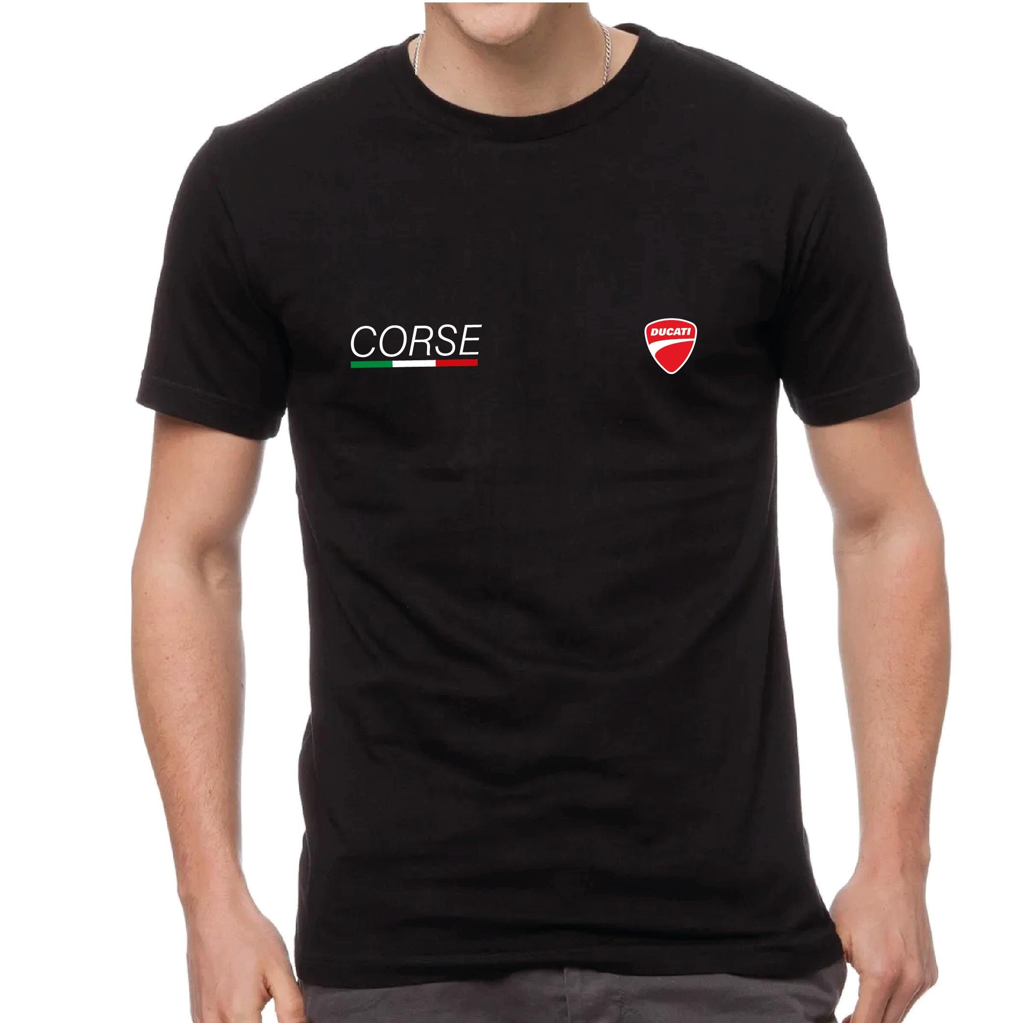 T-ShirtDucati Corse Tasarım Motorcu Tişörtü 