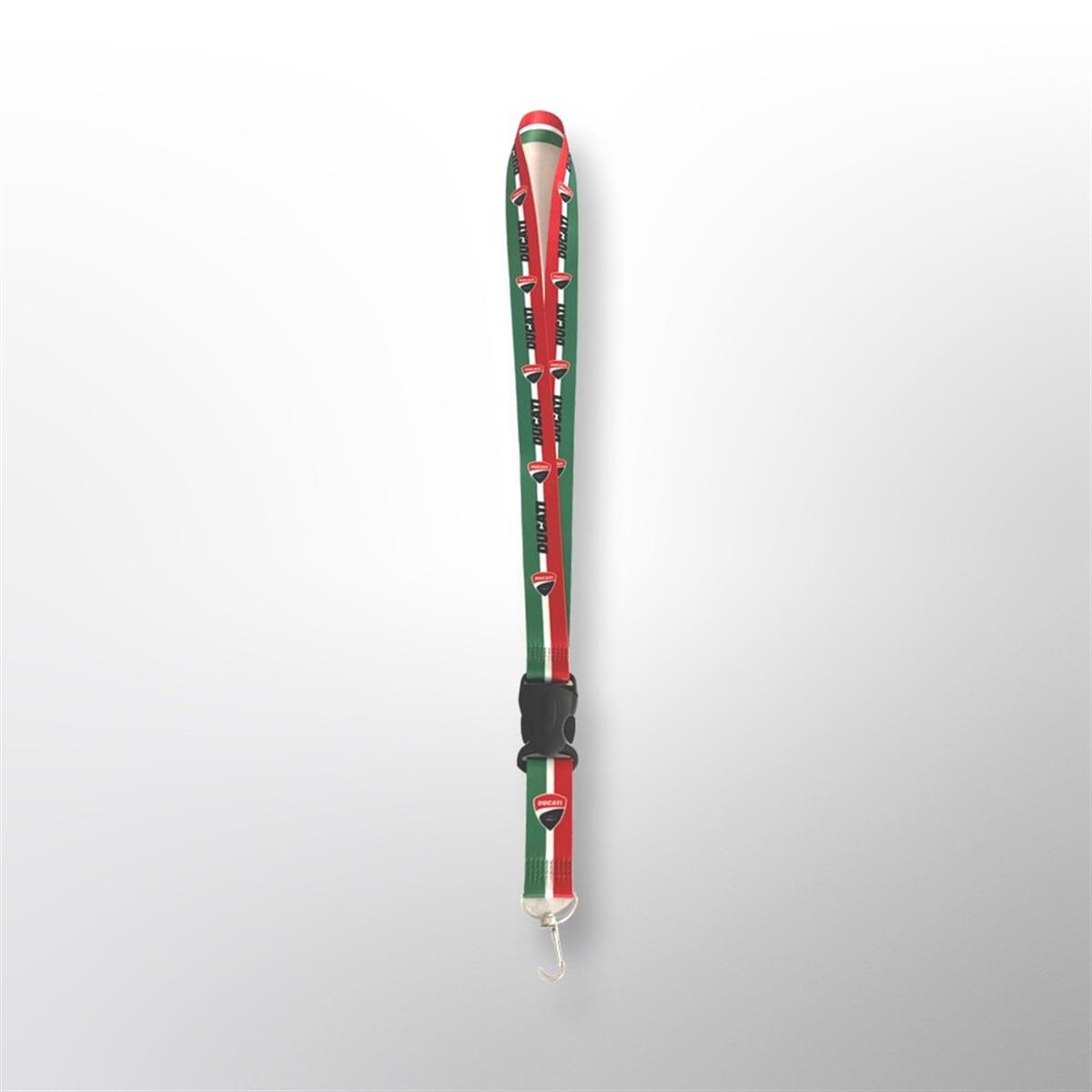 Ducati İtalyan Bayrak Çizgi Tasarım Motosiklet Boyunluk Modeli