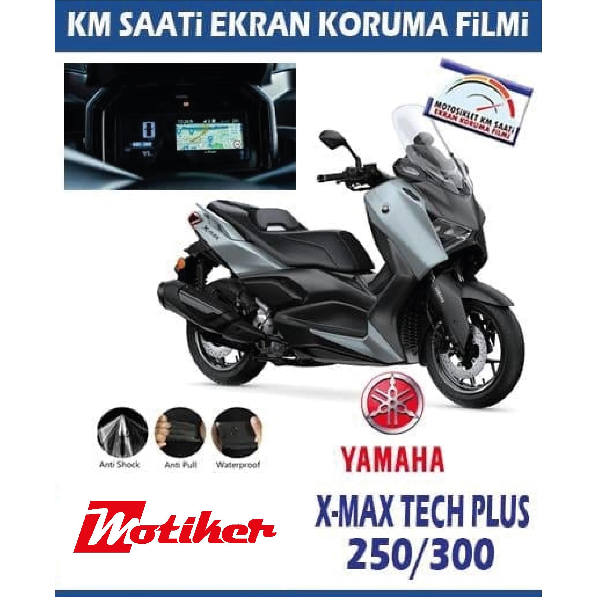 Yamaha X-MAX TECH PLUS 250 / 300 Motosiklet Ekran Km Koruyucu