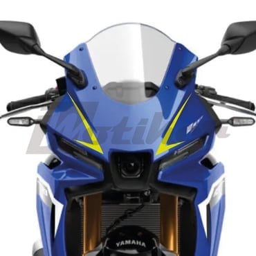 Yamaha YZF-R25 2025-2026 Model Ön Kafa Stıcker Etiket Model 2 Beyaz