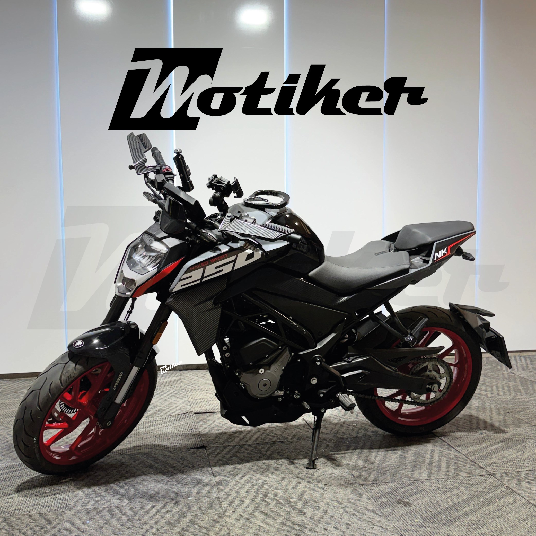 CF Moto NK250 Baskılı Ön Yan Grenaj ve Kuyruk Takım Sticker Etiket Modeli 