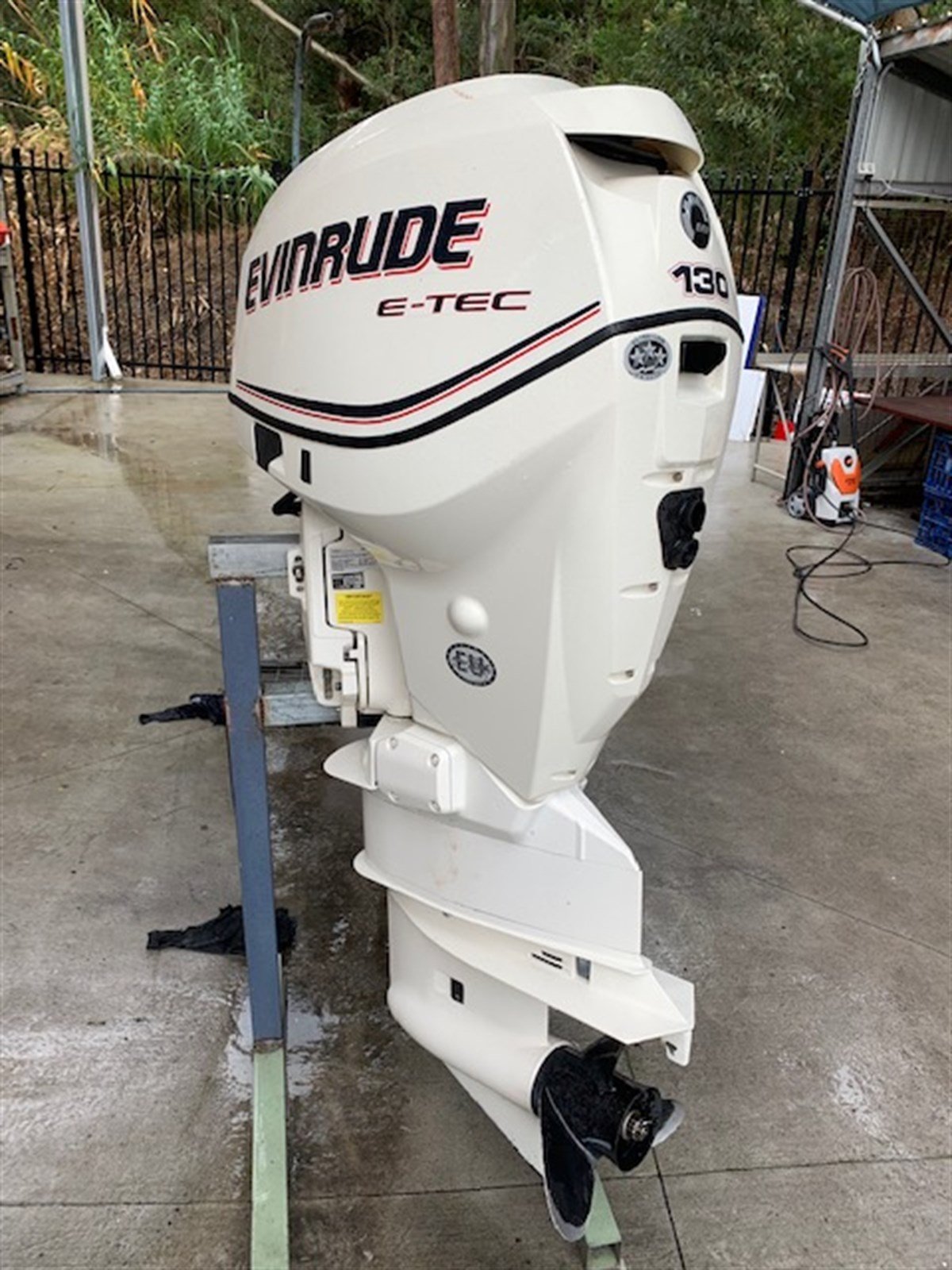 Evinrude 130 Hp Tekne Sticker Etiket Modeli