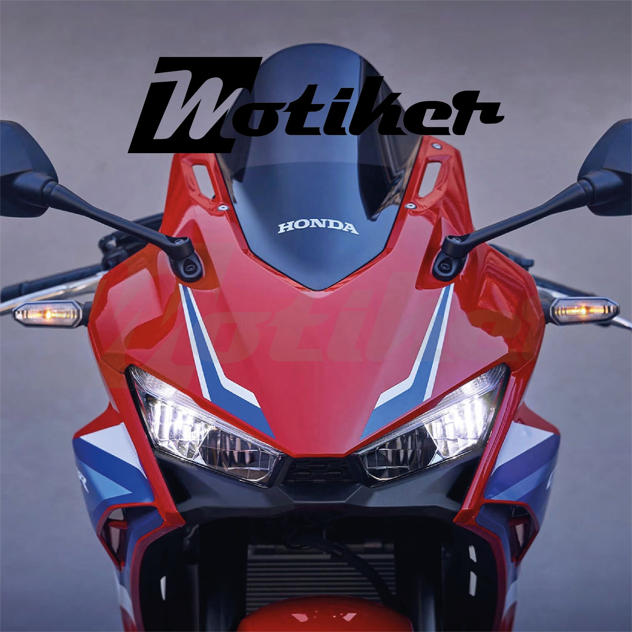 Honda CBR500R 2025-2026 Model Orjinal Tasarım Ön Kafa Sticker Etiket Modeli