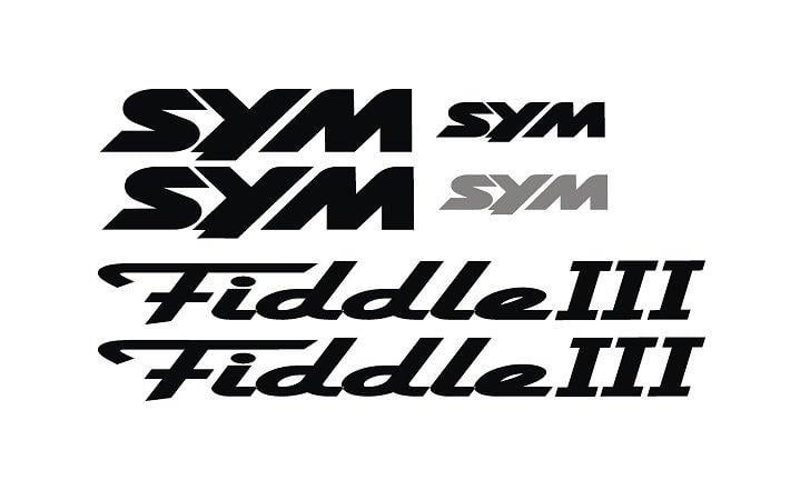 SYM 6'lı Sticker Tasarım Paketi Modeli Evrensel