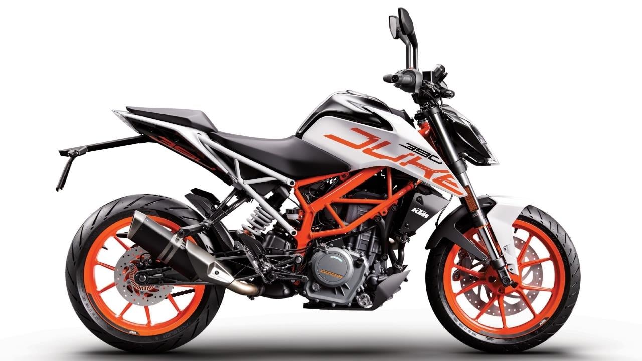 KTM 390 Duke Sol Ön Grenaj Beyaz Sticker Etiket Modeli